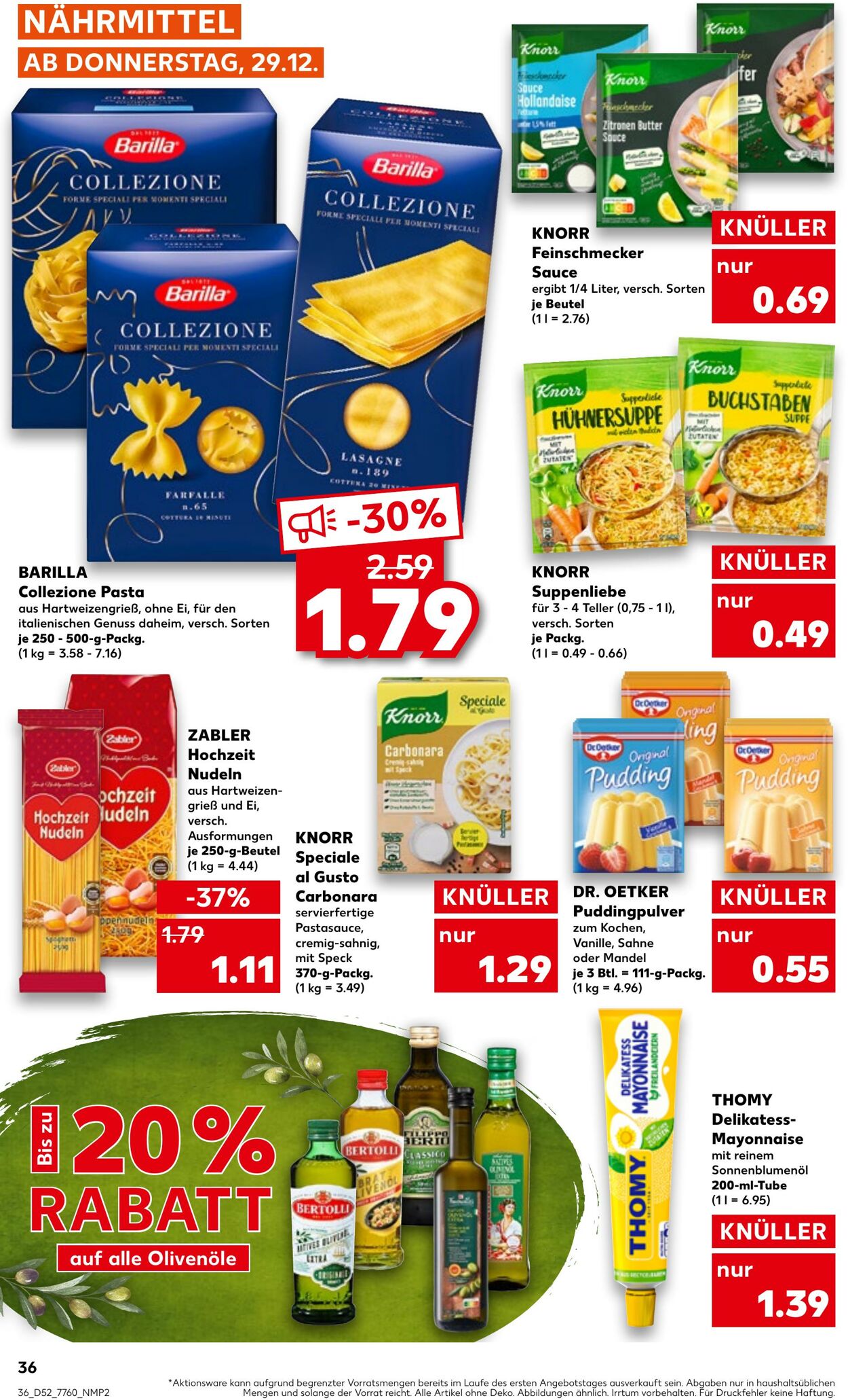 Prospekt Kaufland 29.12.2022 - 04.01.2023