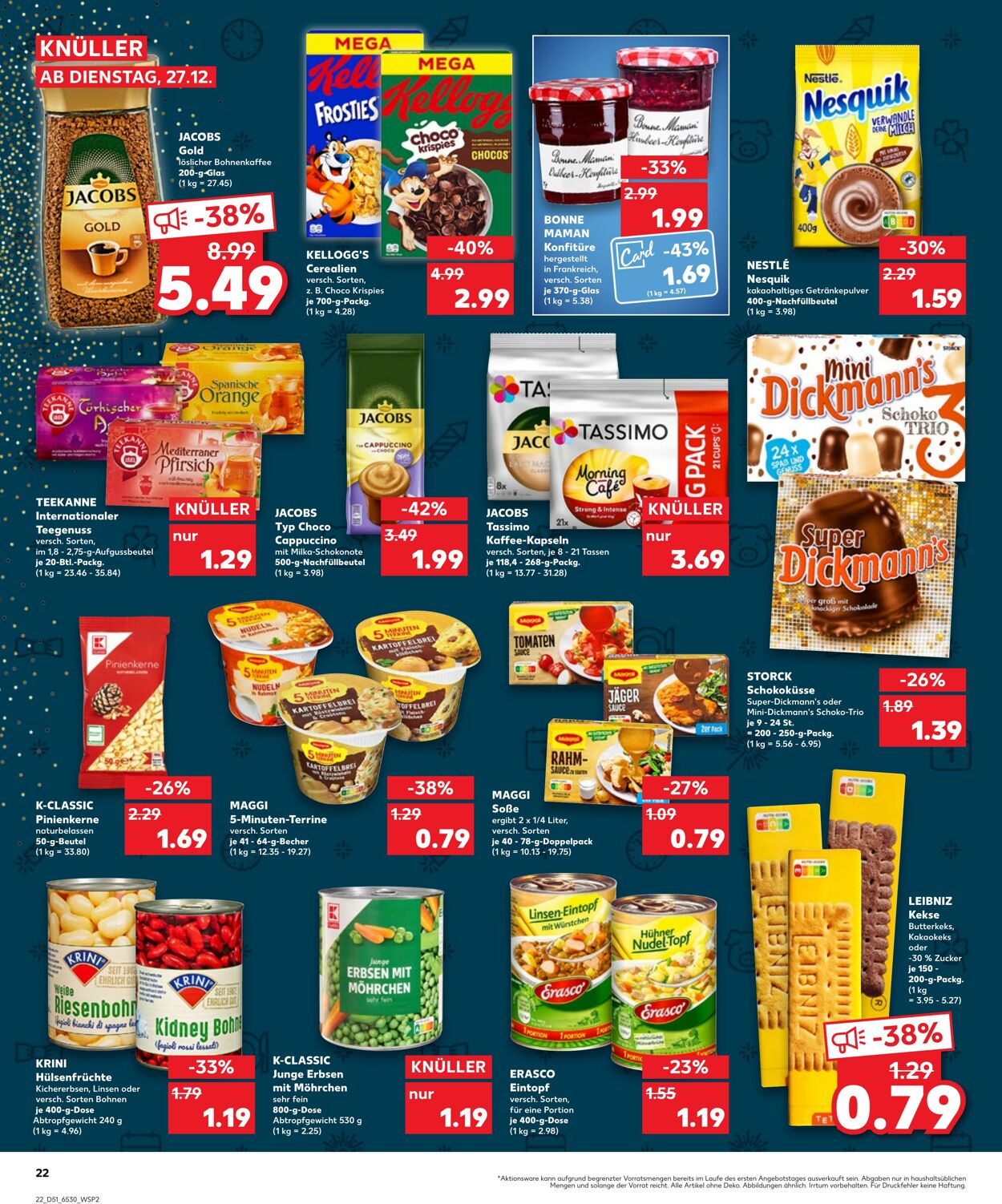 Prospekt Kaufland 22.12.2022 - 28.12.2022