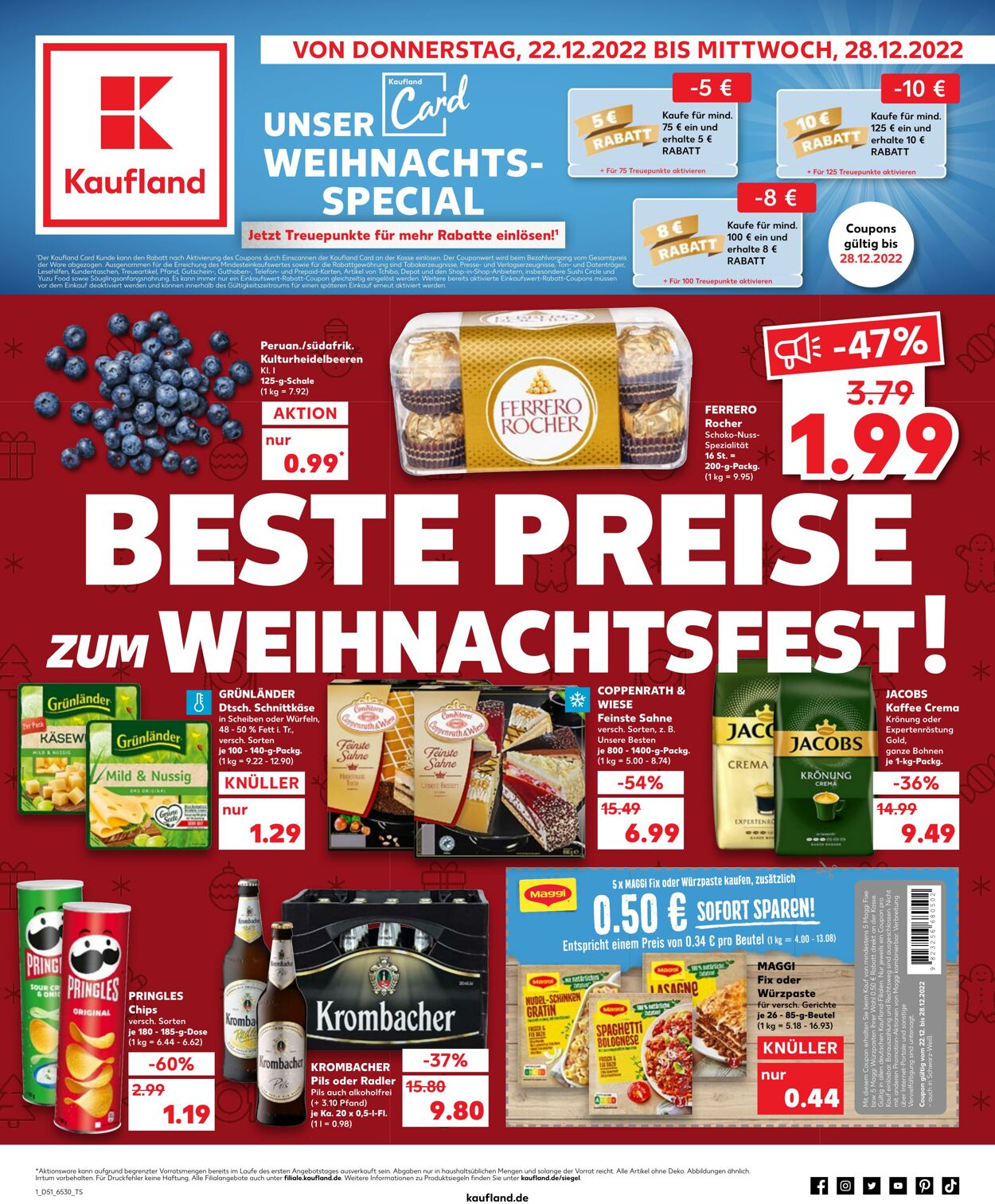 Prospekt Kaufland 22.12.2022 - 28.12.2022