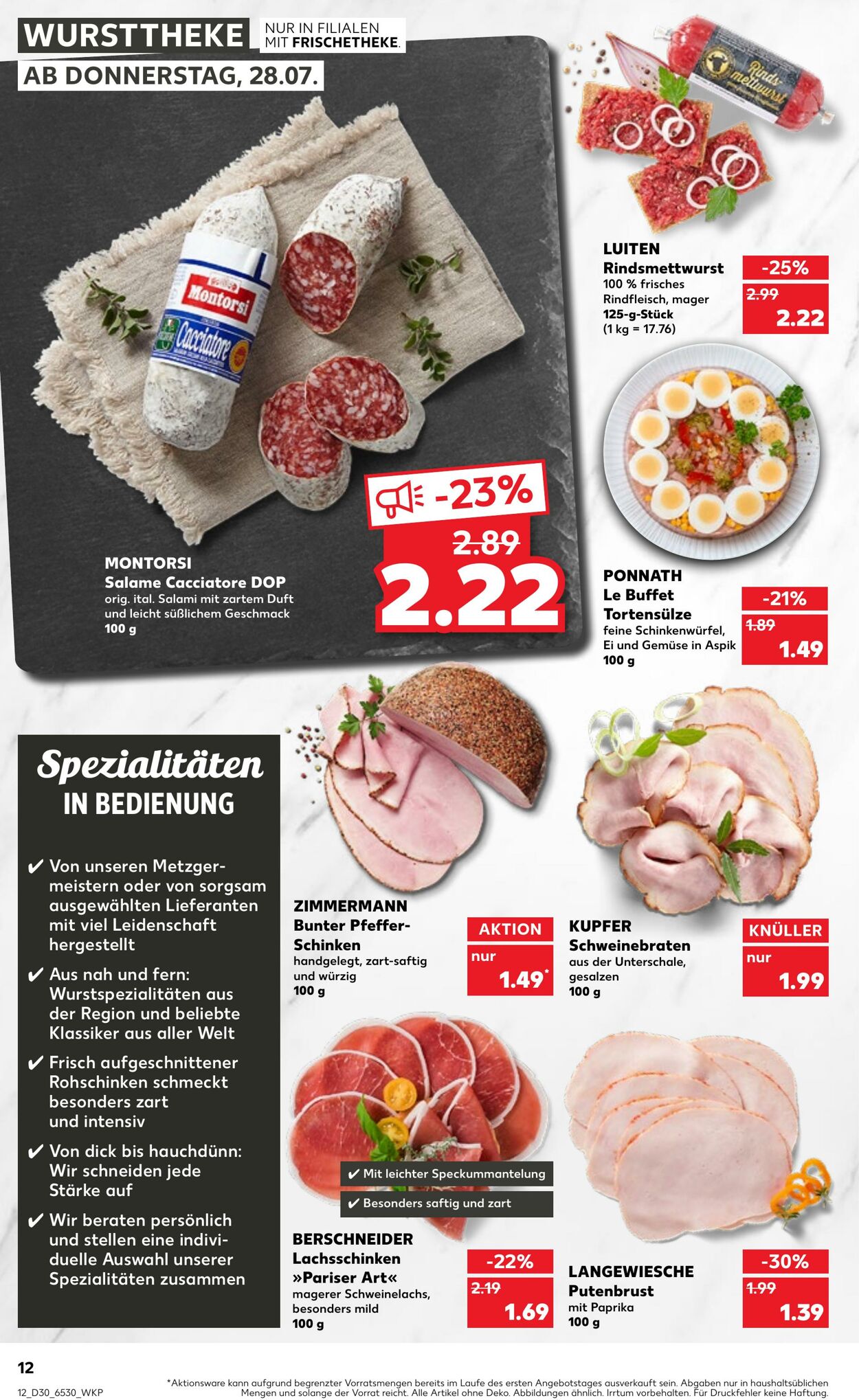 Prospekt Kaufland 28.07.2022 - 03.08.2022