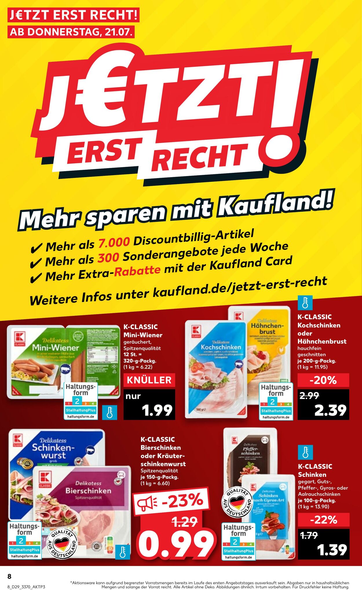 Prospekt Kaufland 21.07.2022 - 27.07.2022