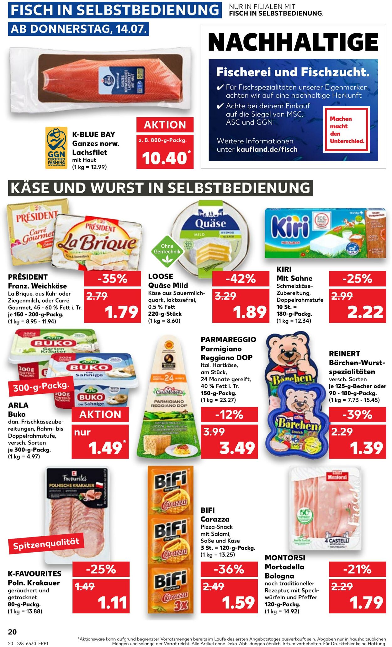 Prospekt Kaufland 14.07.2022 - 20.07.2022