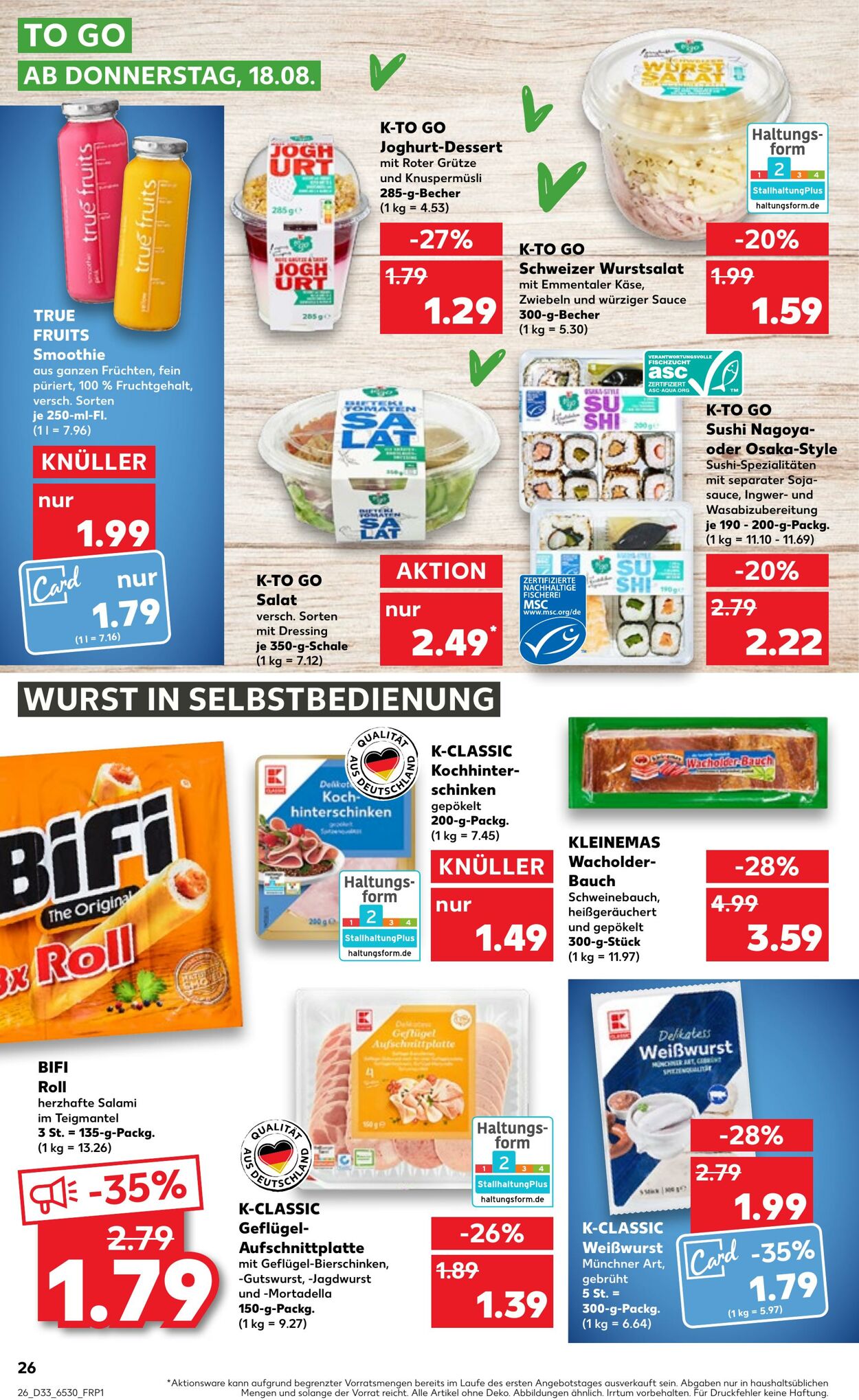 Prospekt Kaufland 18.08.2022 - 24.08.2022