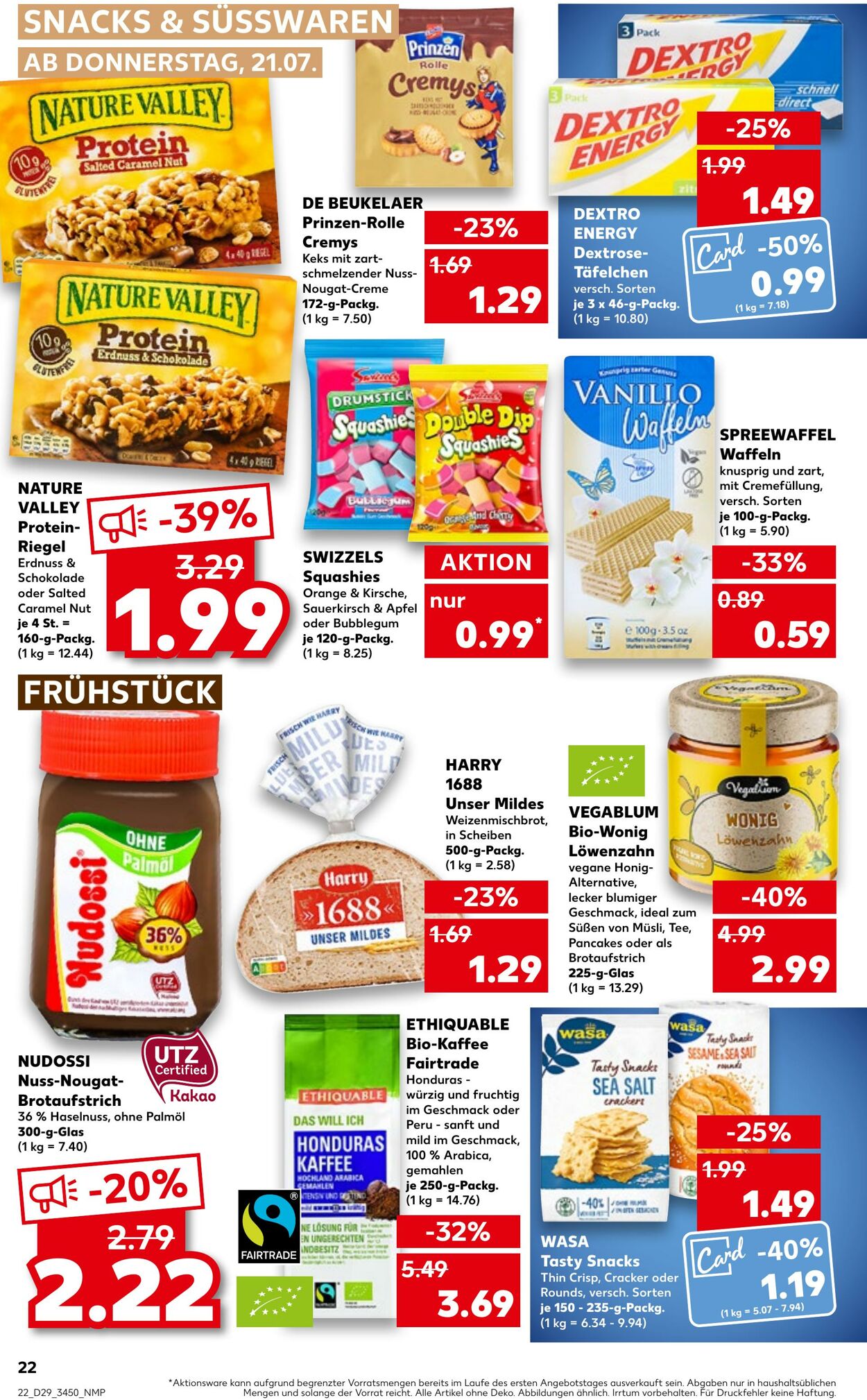 Prospekt Kaufland 21.07.2022 - 27.07.2022