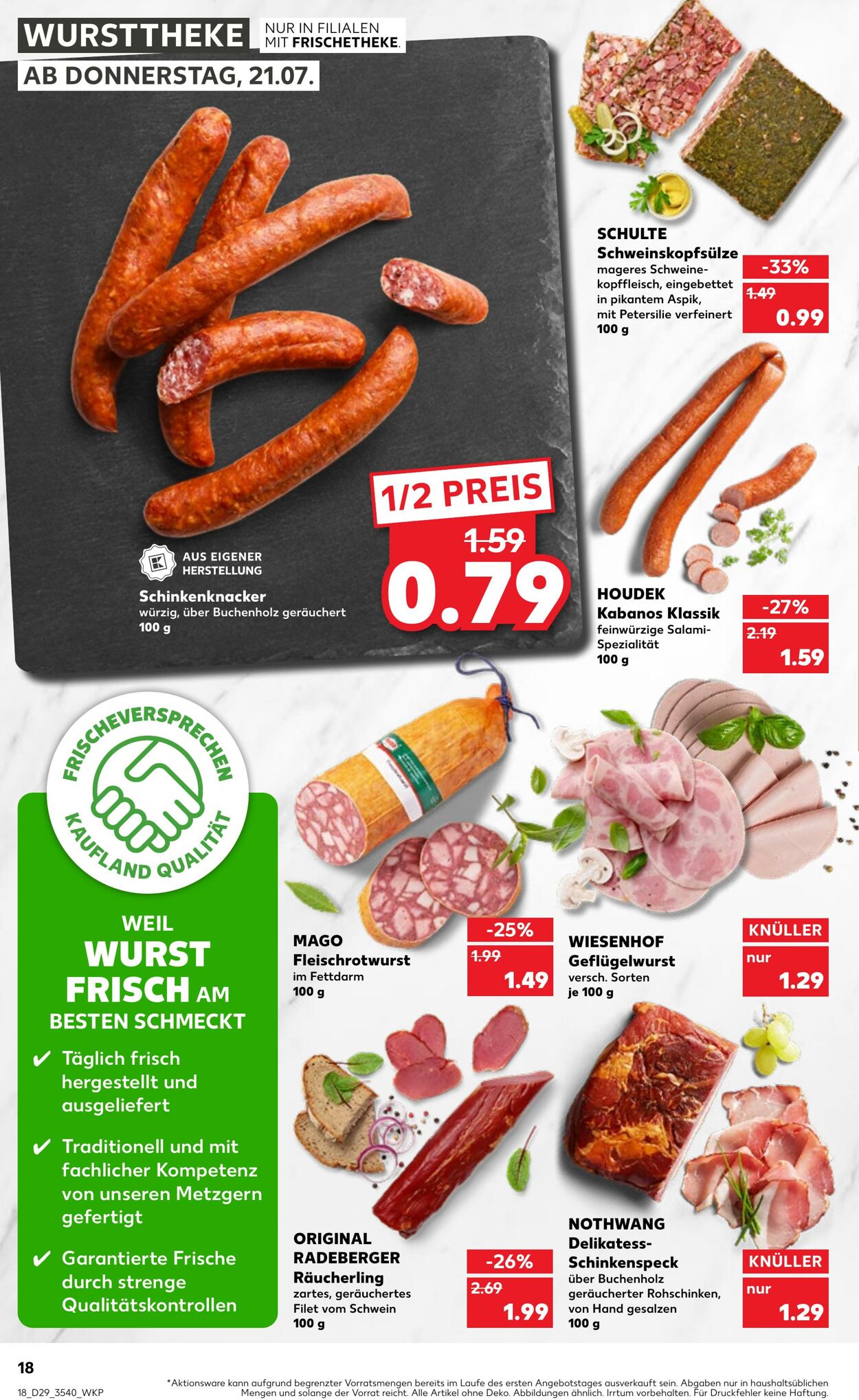 Prospekt Kaufland 21.07.2022 - 27.07.2022