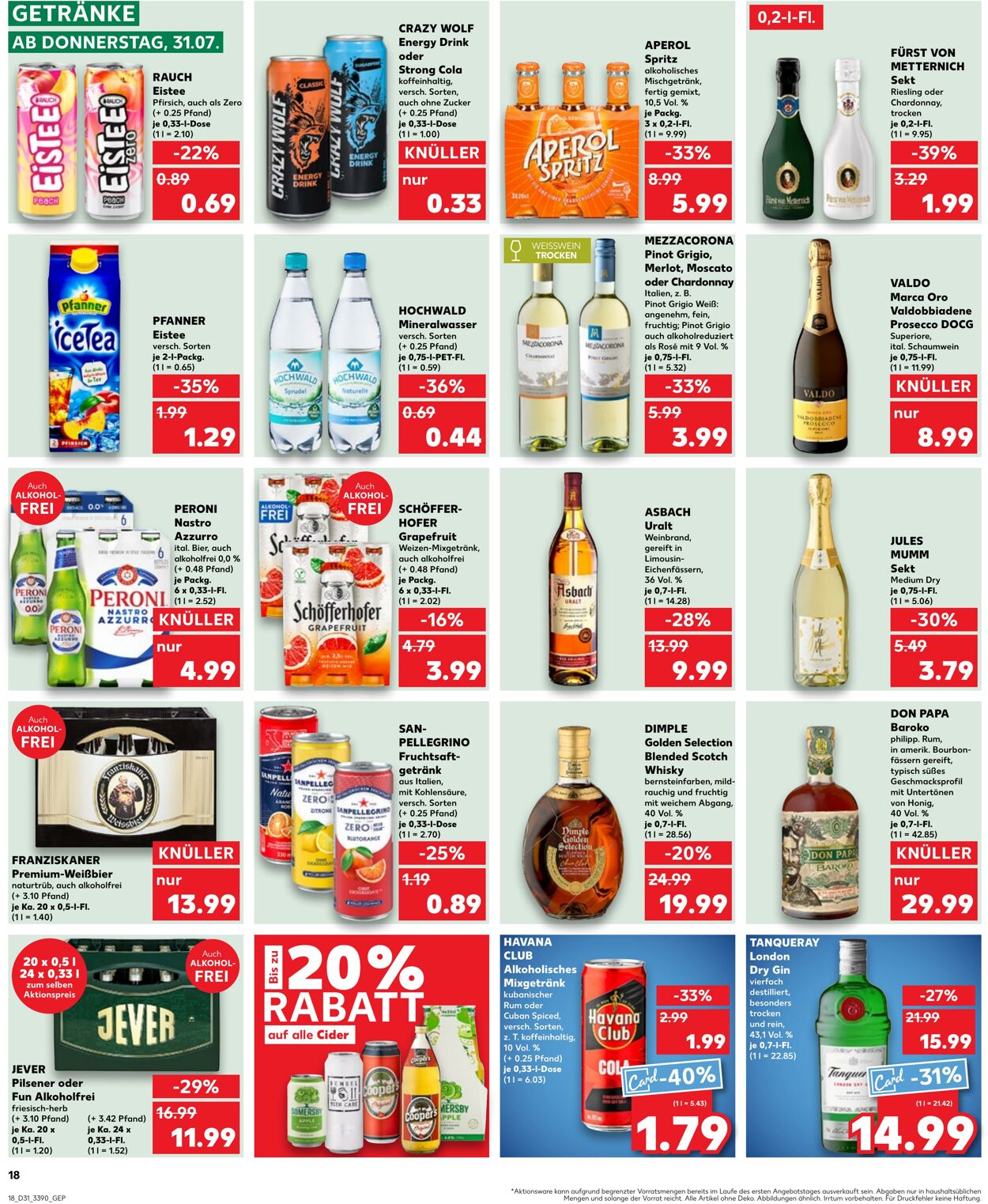 Prospekt Kaufland 31.07.2025 - 06.08.2025