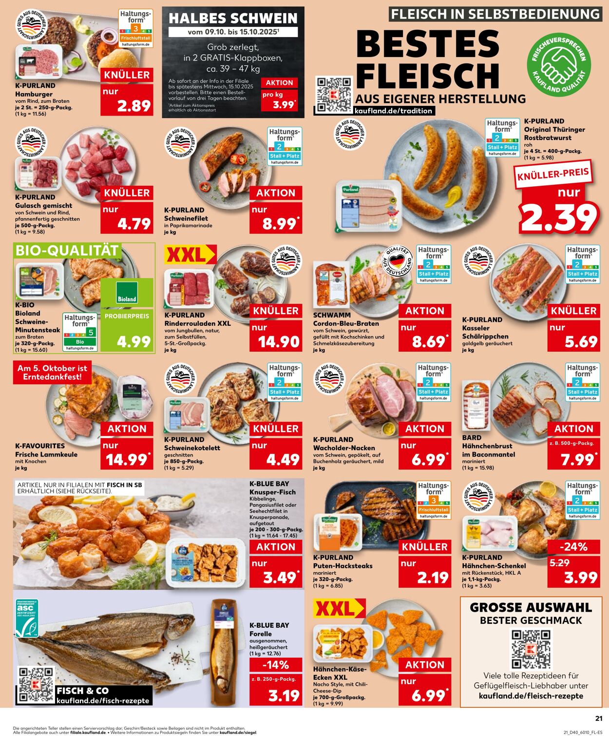 Prospekt Kaufland 05.10.2025 - 08.10.2025