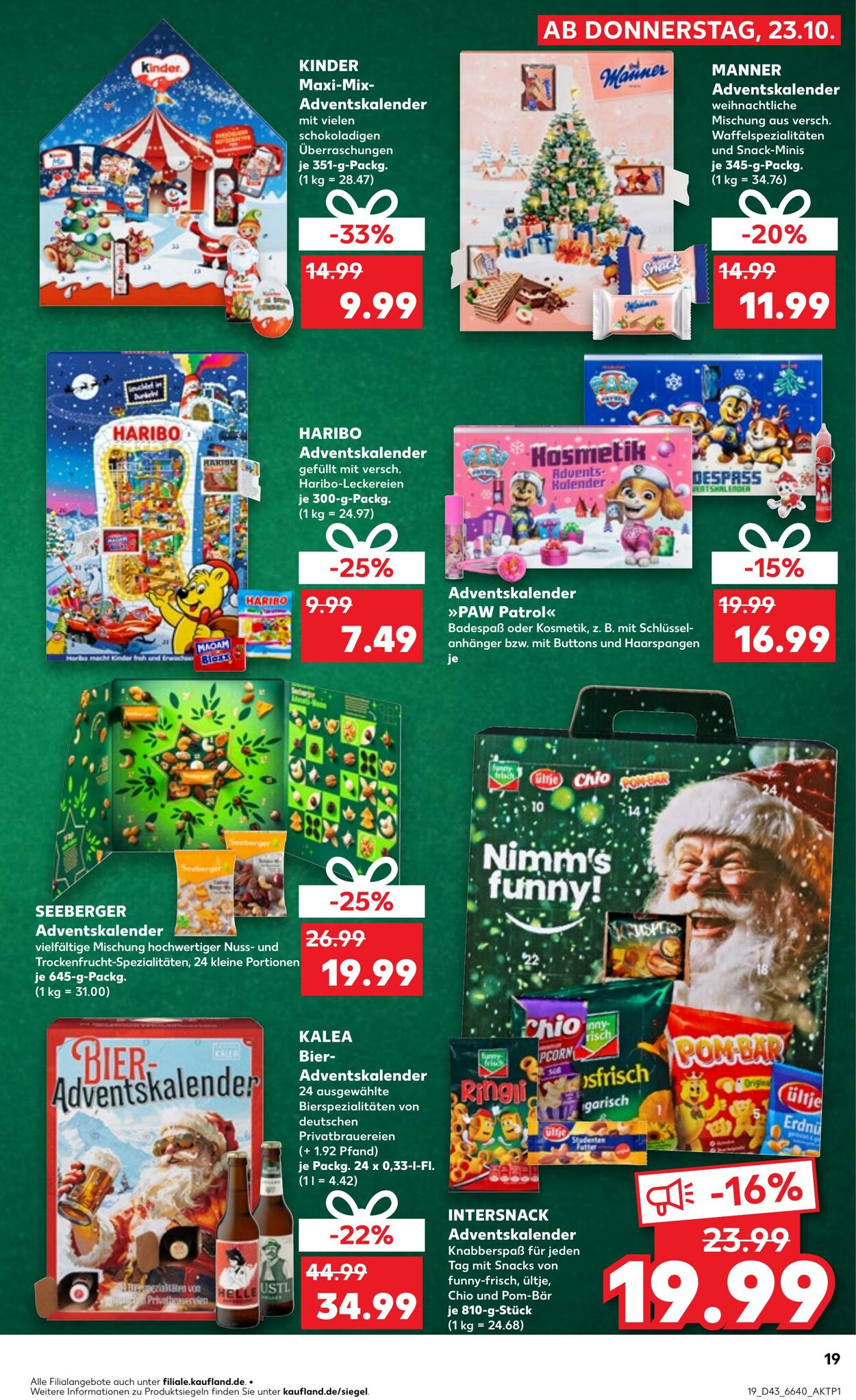 Prospekt Kaufland 26.10.2025 - 29.10.2025