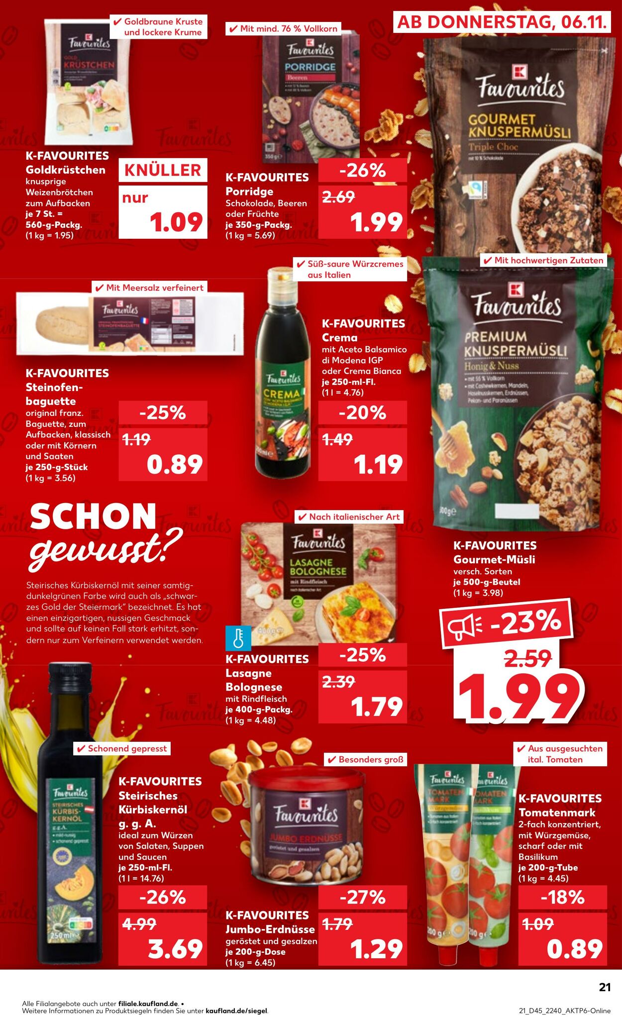 Prospekt Kaufland 06.11.2025 - 12.11.2025