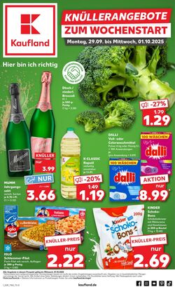 Prospekt Kaufland 28.09.2025 - 01.10.2025