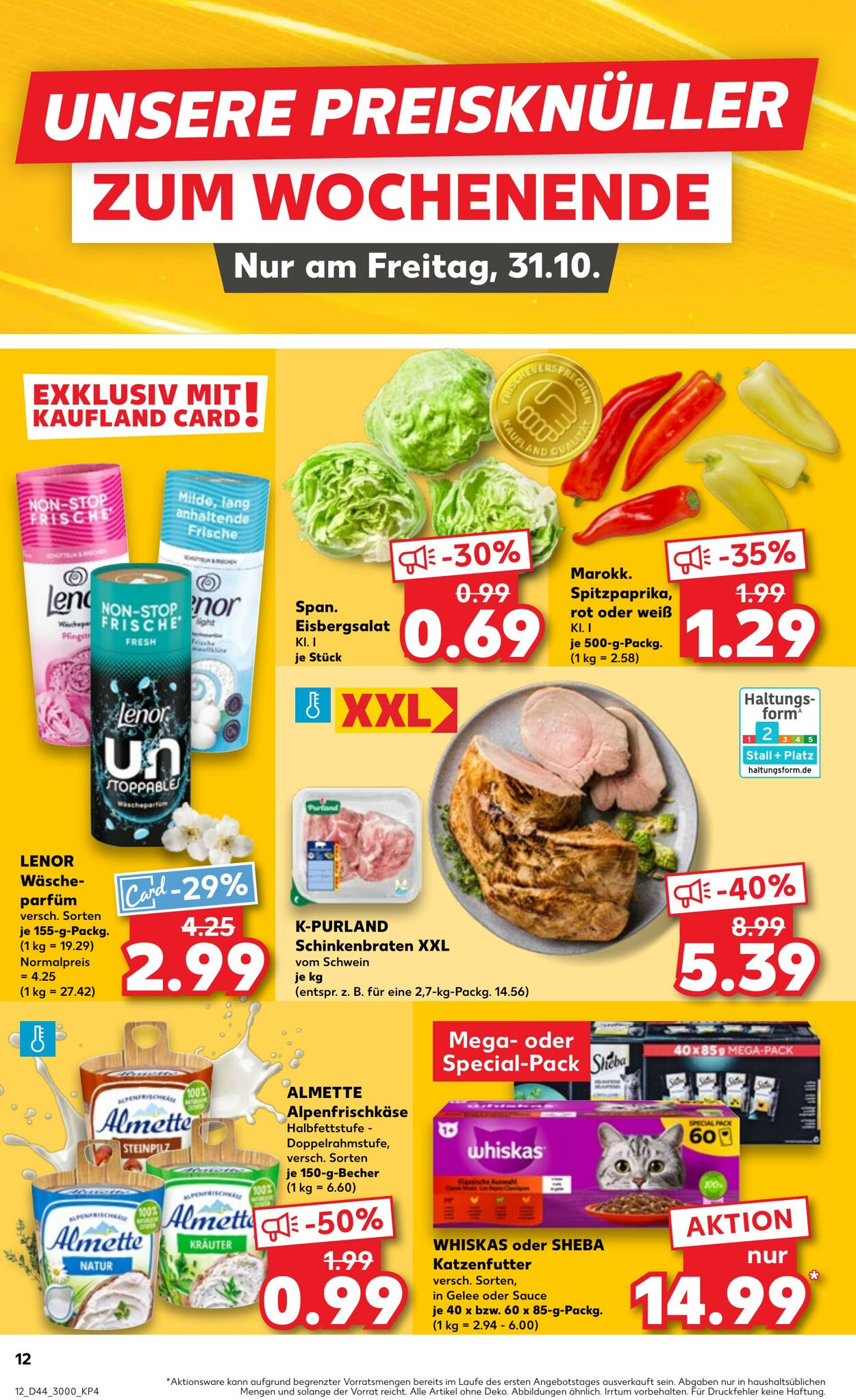 Prospekt Kaufland 30.10.2025 - 05.11.2025