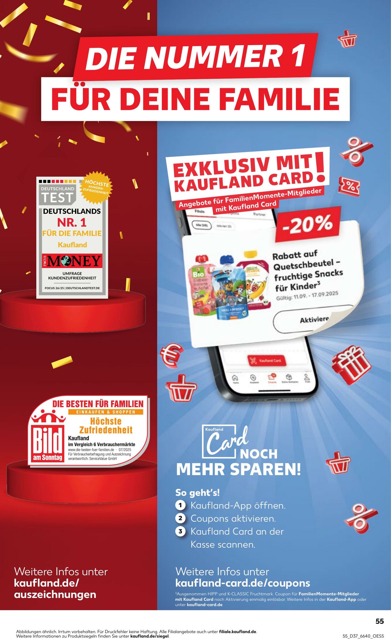 Prospekt Kaufland 11.09.2025 - 17.09.2025