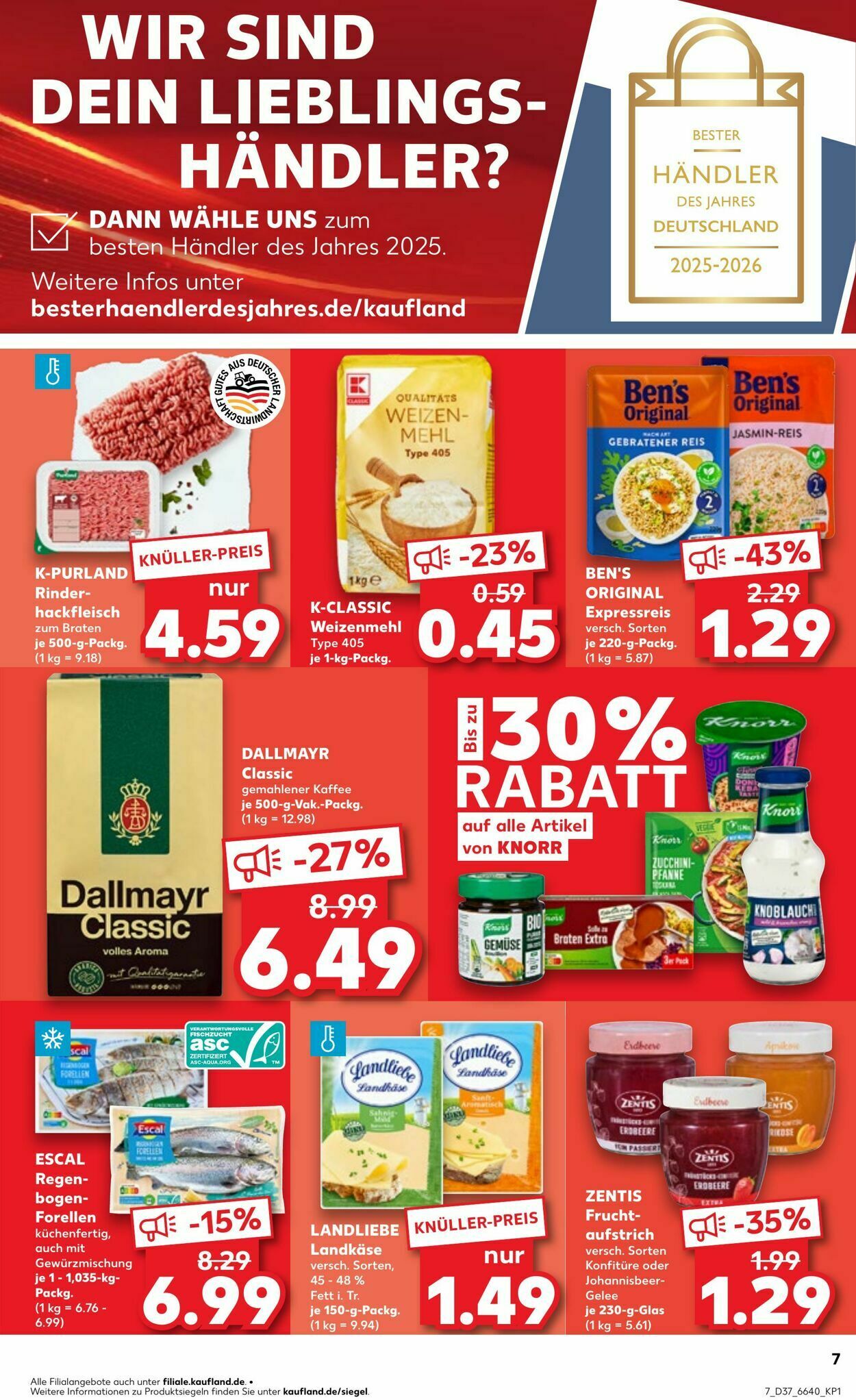 Prospekt Kaufland 11.09.2025 - 17.09.2025