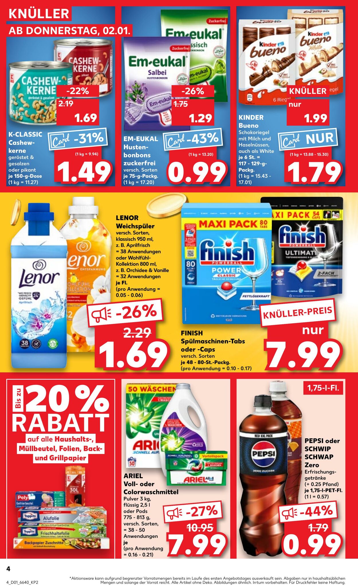 Prospekt Kaufland 02.01.2025 - 08.01.2025