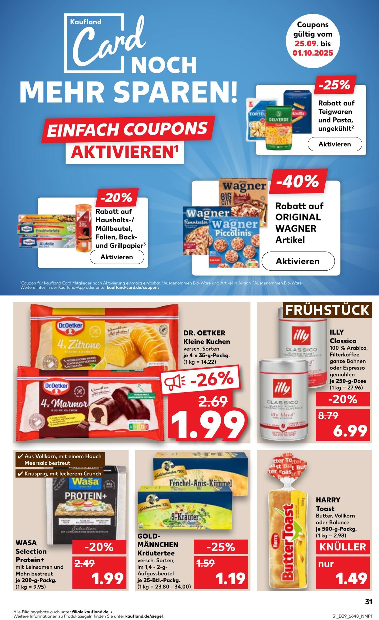 Prospekt Kaufland 28.09.2025 - 01.10.2025