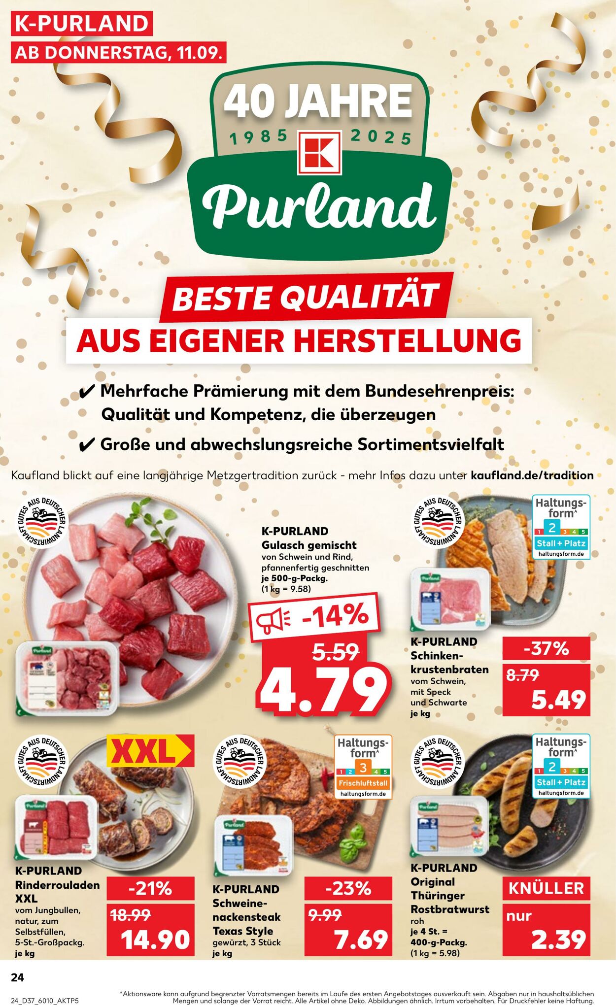 Prospekt Kaufland 14.09.2025 - 17.09.2025