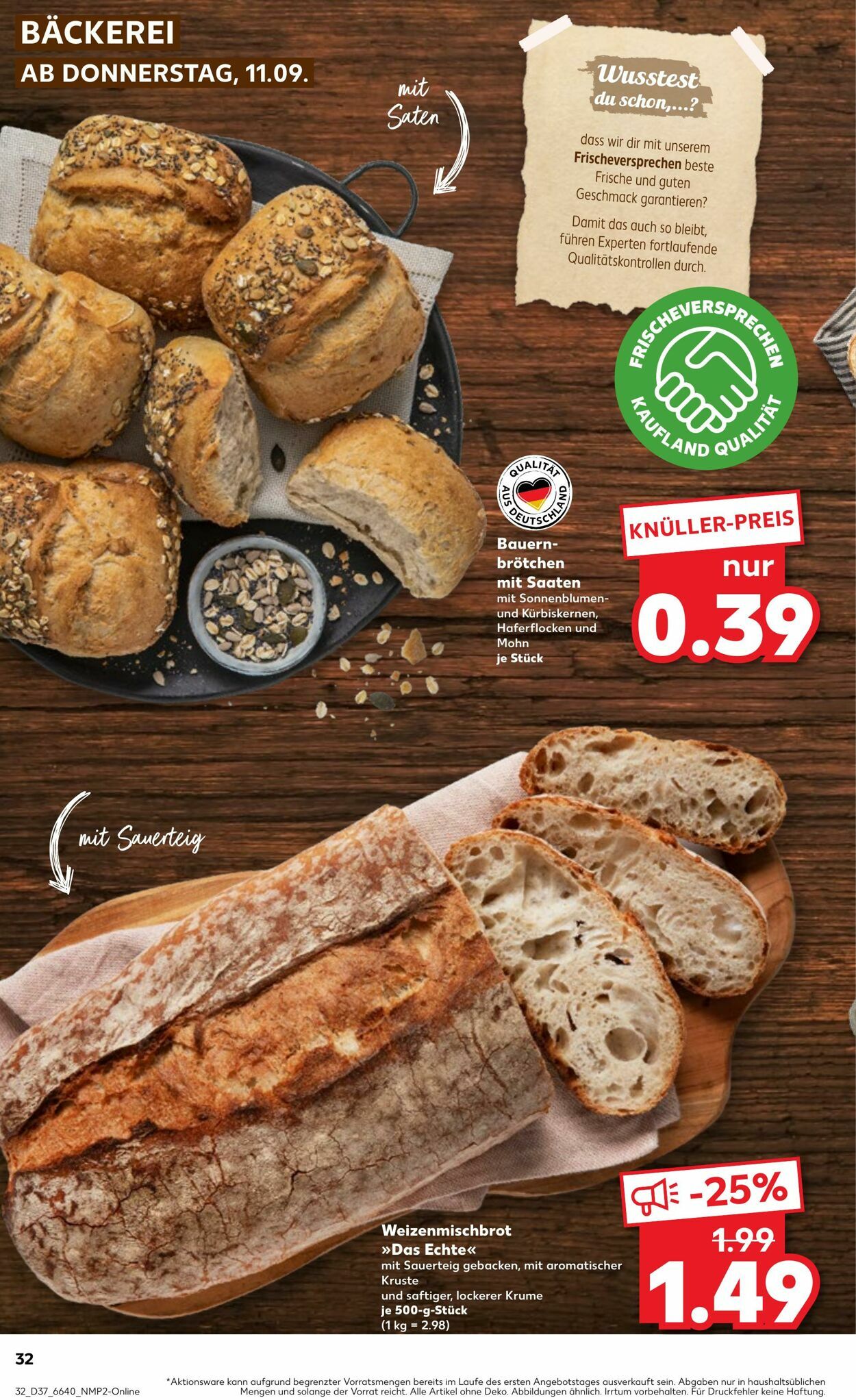 Prospekt Kaufland 11.09.2025 - 17.09.2025
