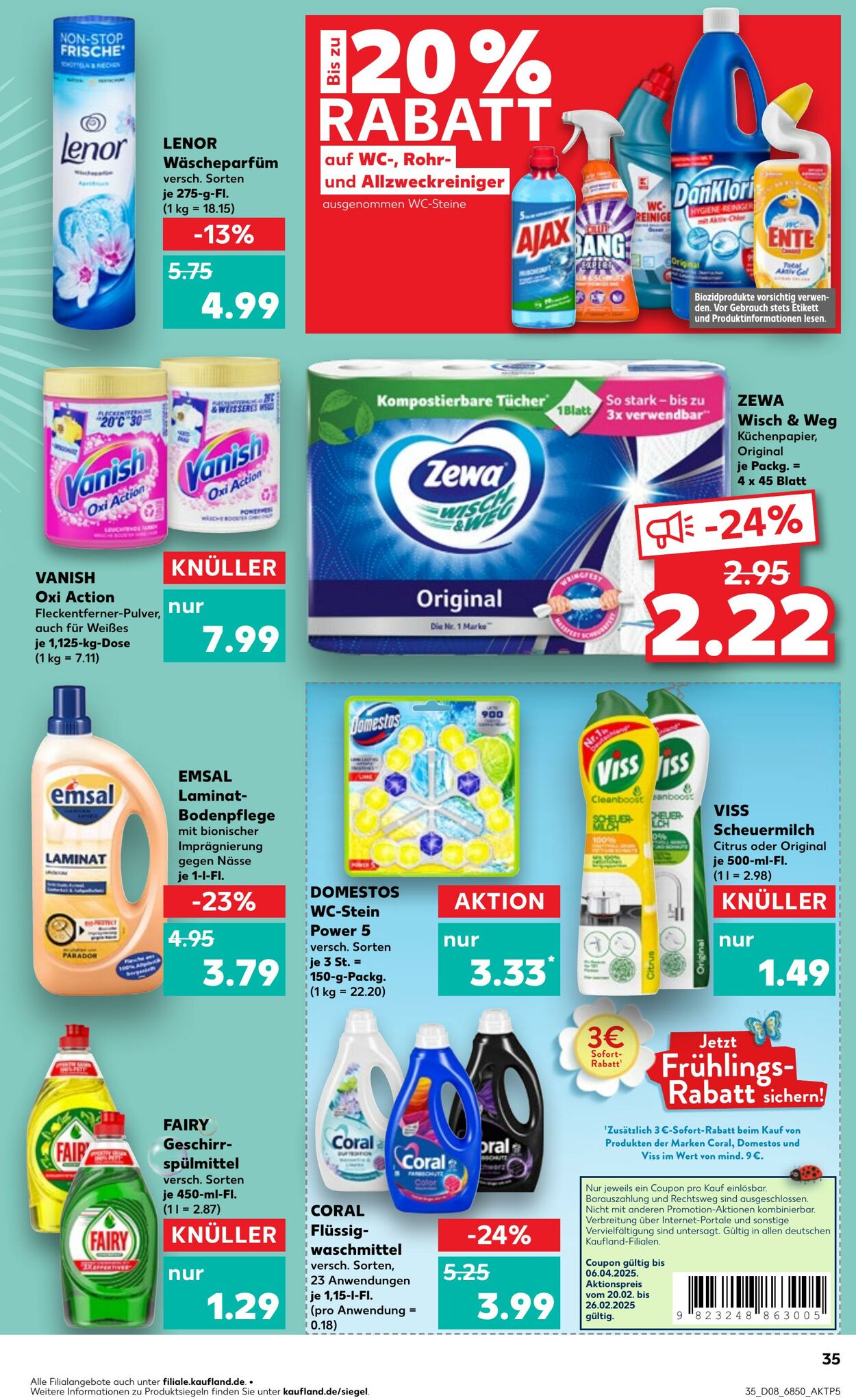 Prospekt Kaufland 20.02.2025 - 26.02.2025