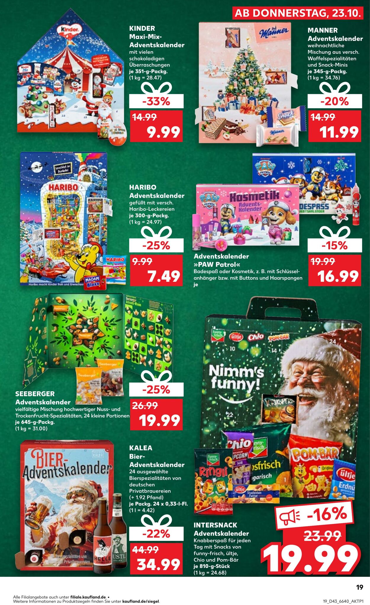 Prospekt Kaufland 26.10.2025 - 29.10.2025