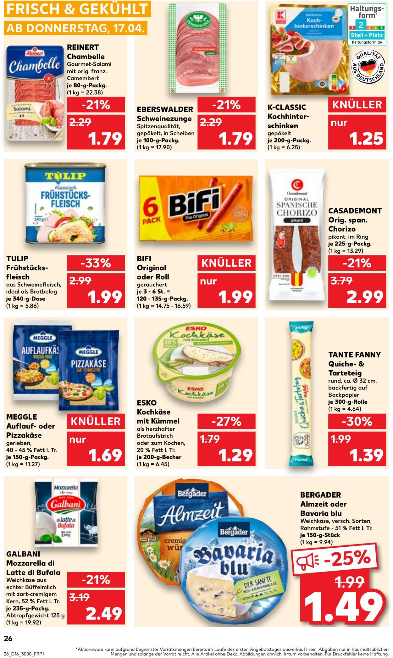 Prospekt Kaufland 17.04.2025 - 23.04.2025