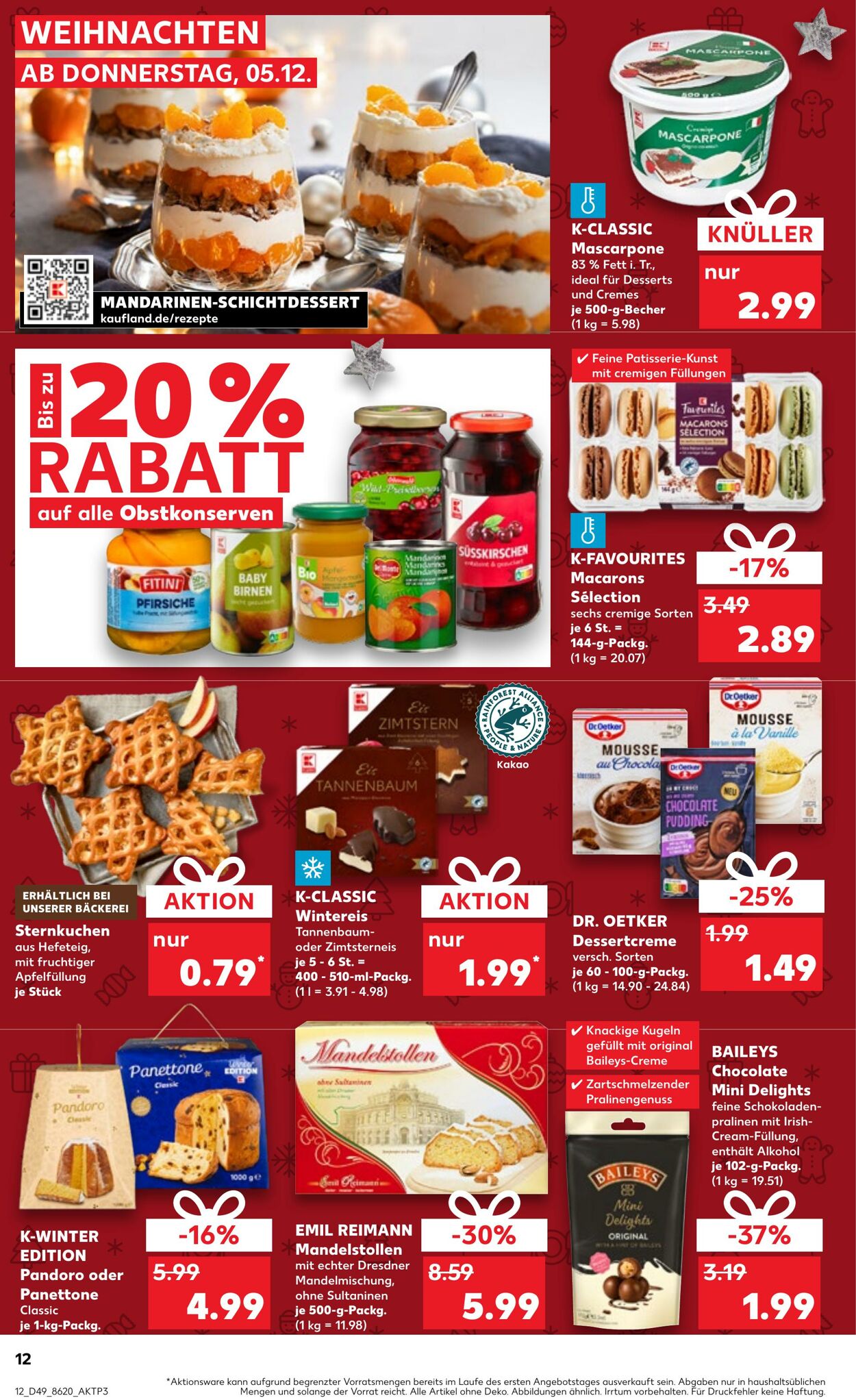 Prospekt Kaufland 05.12.2024 - 11.12.2024