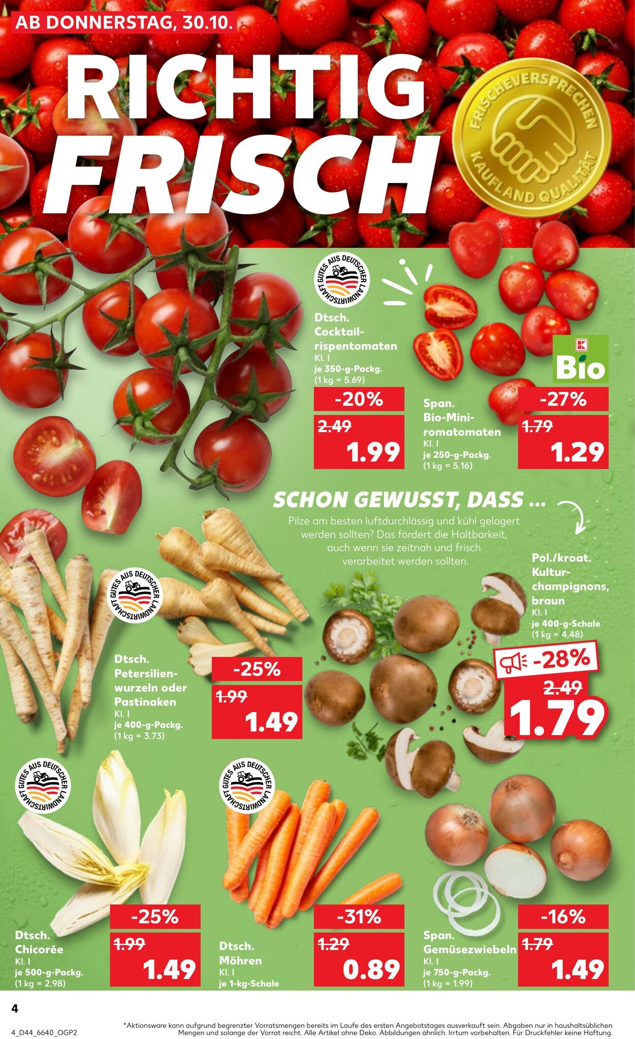 Prospekt Kaufland 30.10.2025 - 05.11.2025