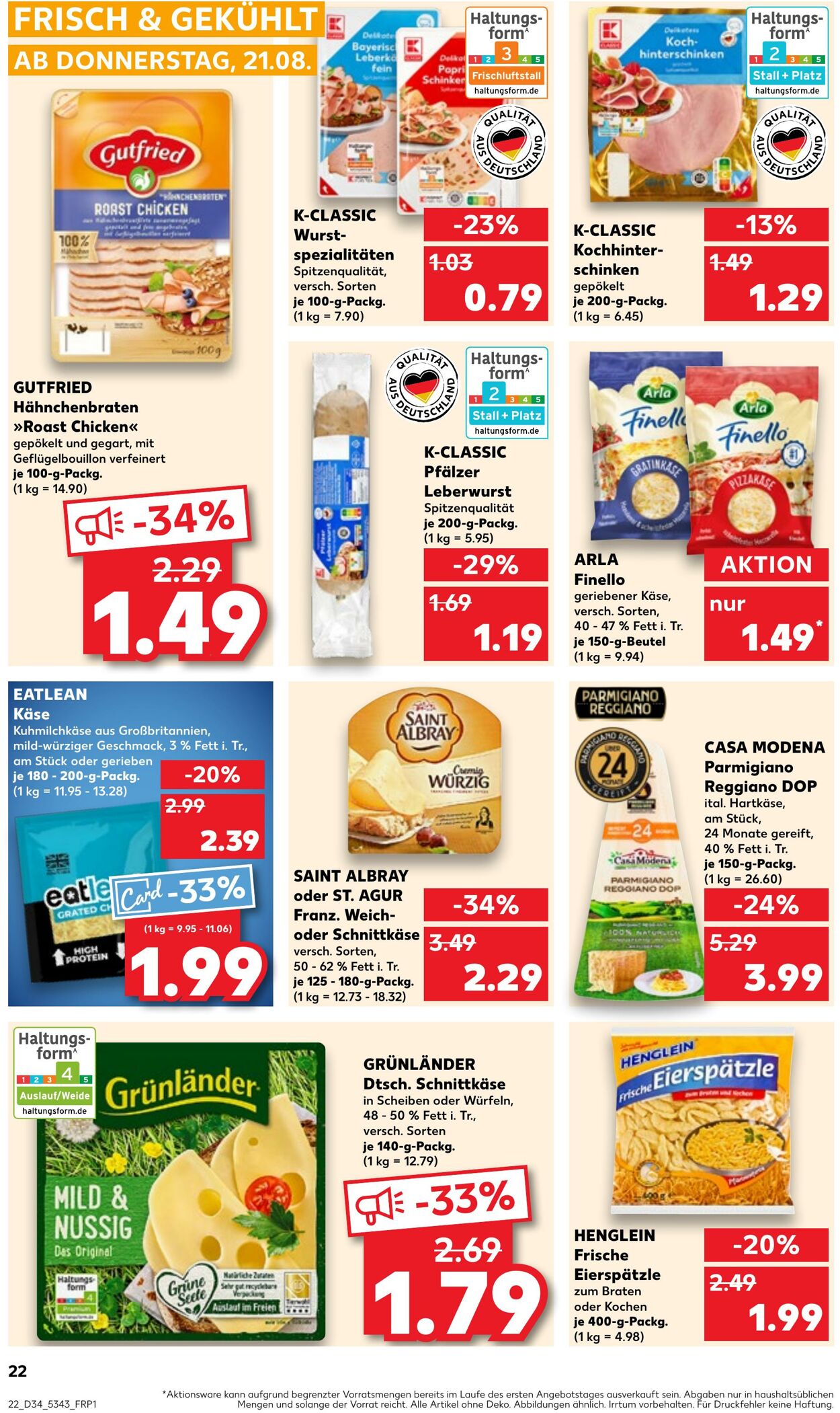 Prospekt Kaufland 21.08.2025 - 27.08.2025