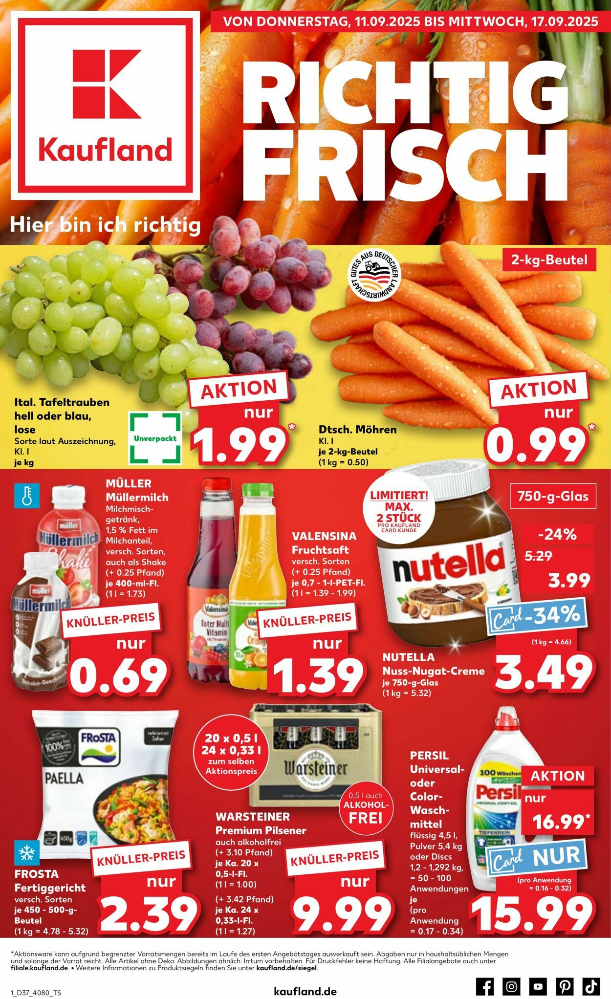 Prospekt Kaufland 11.09.2025 - 17.09.2025