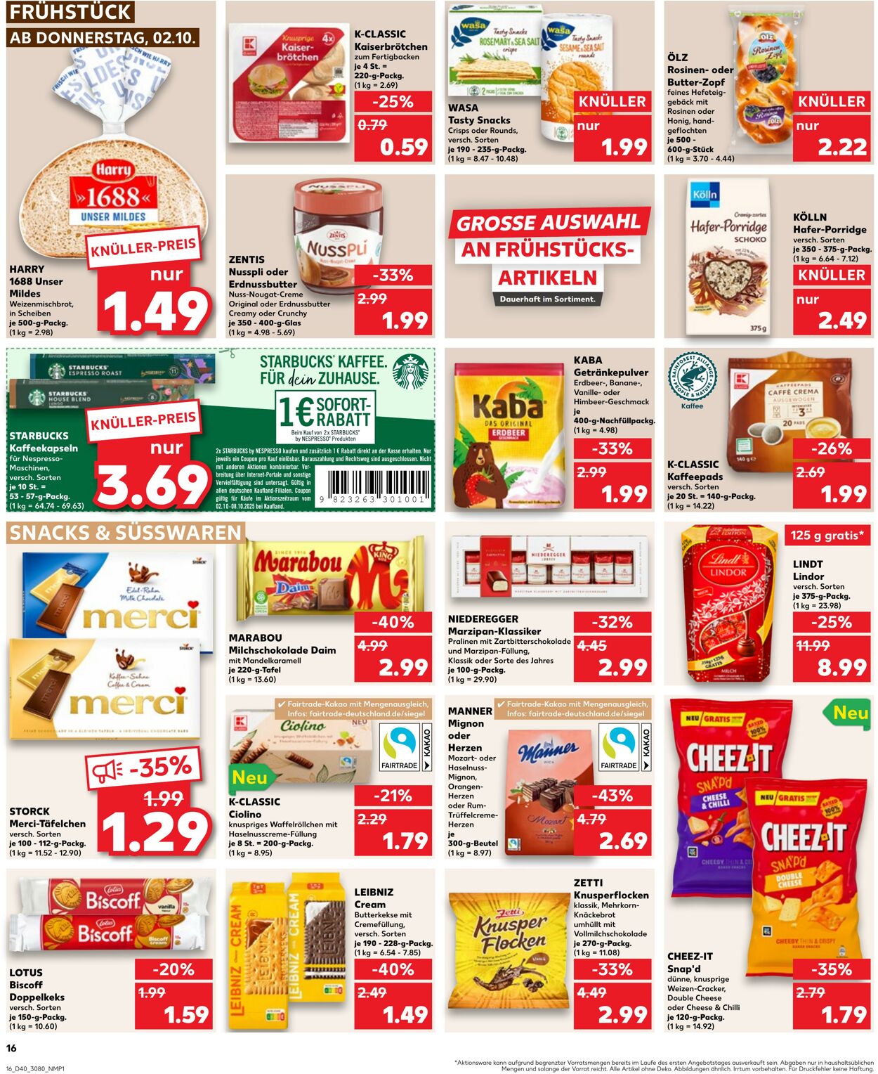 Prospekt Kaufland 02.10.2025 - 08.10.2025