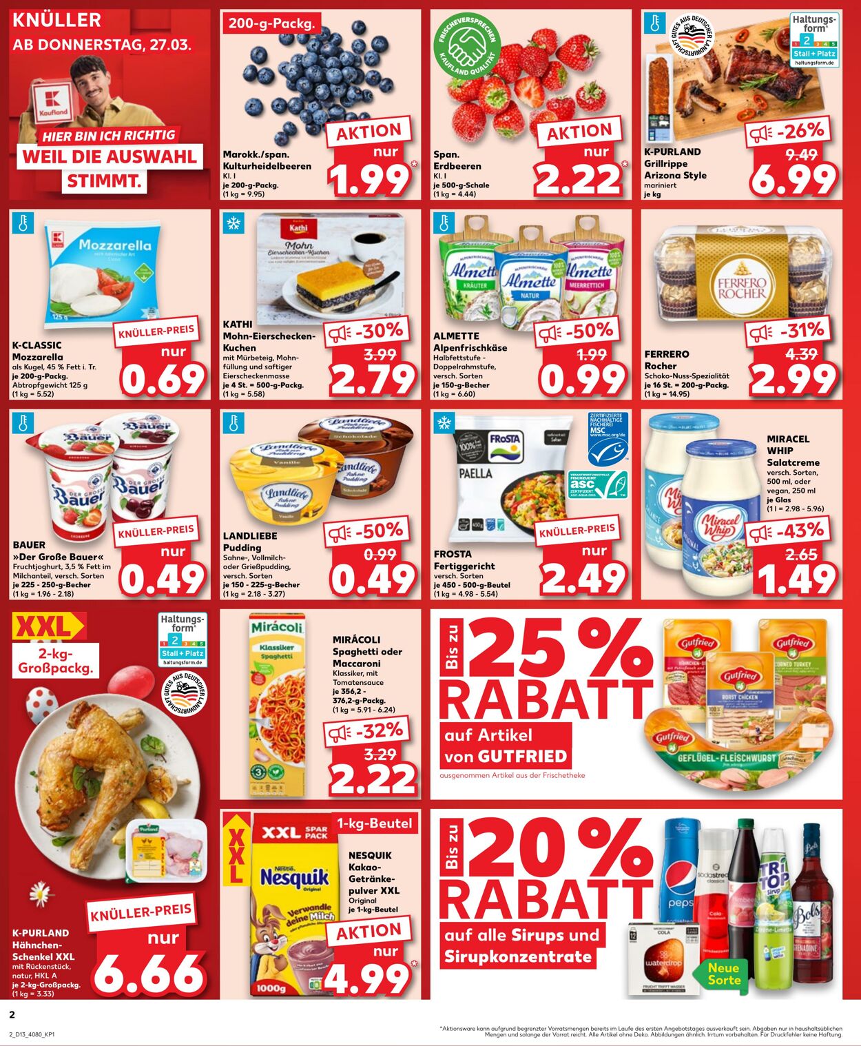 Prospekt Kaufland 27.03.2025 - 02.04.2025