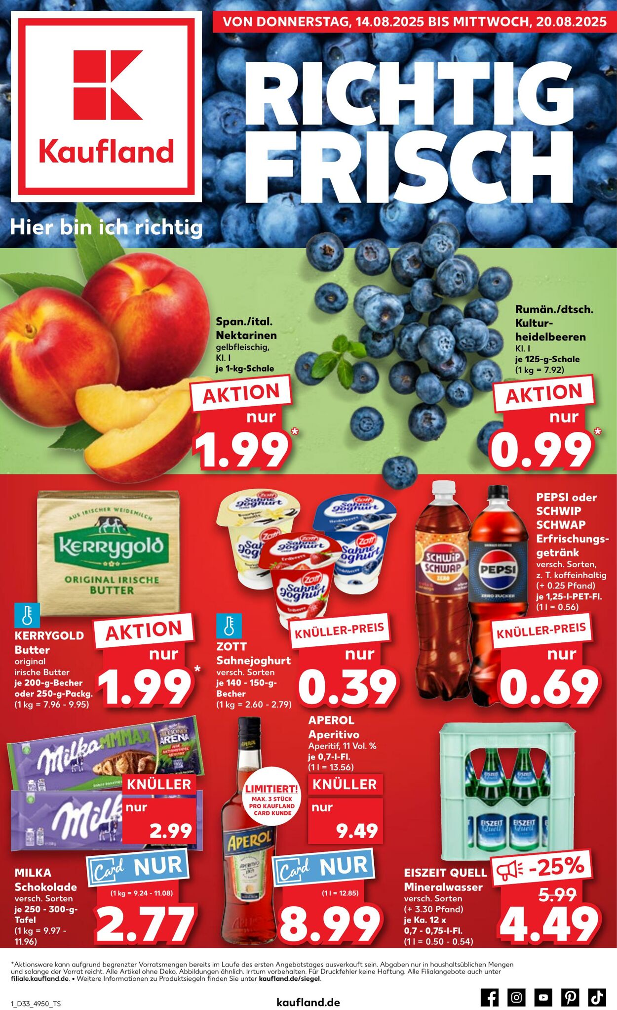 Prospekt Kaufland 14.08.2025 - 20.08.2025