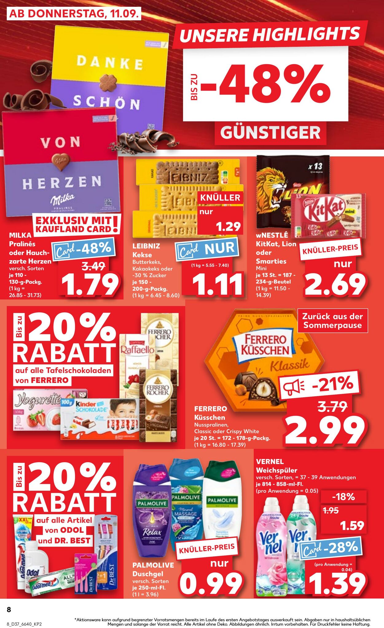 Prospekt Kaufland 11.09.2025 - 17.09.2025