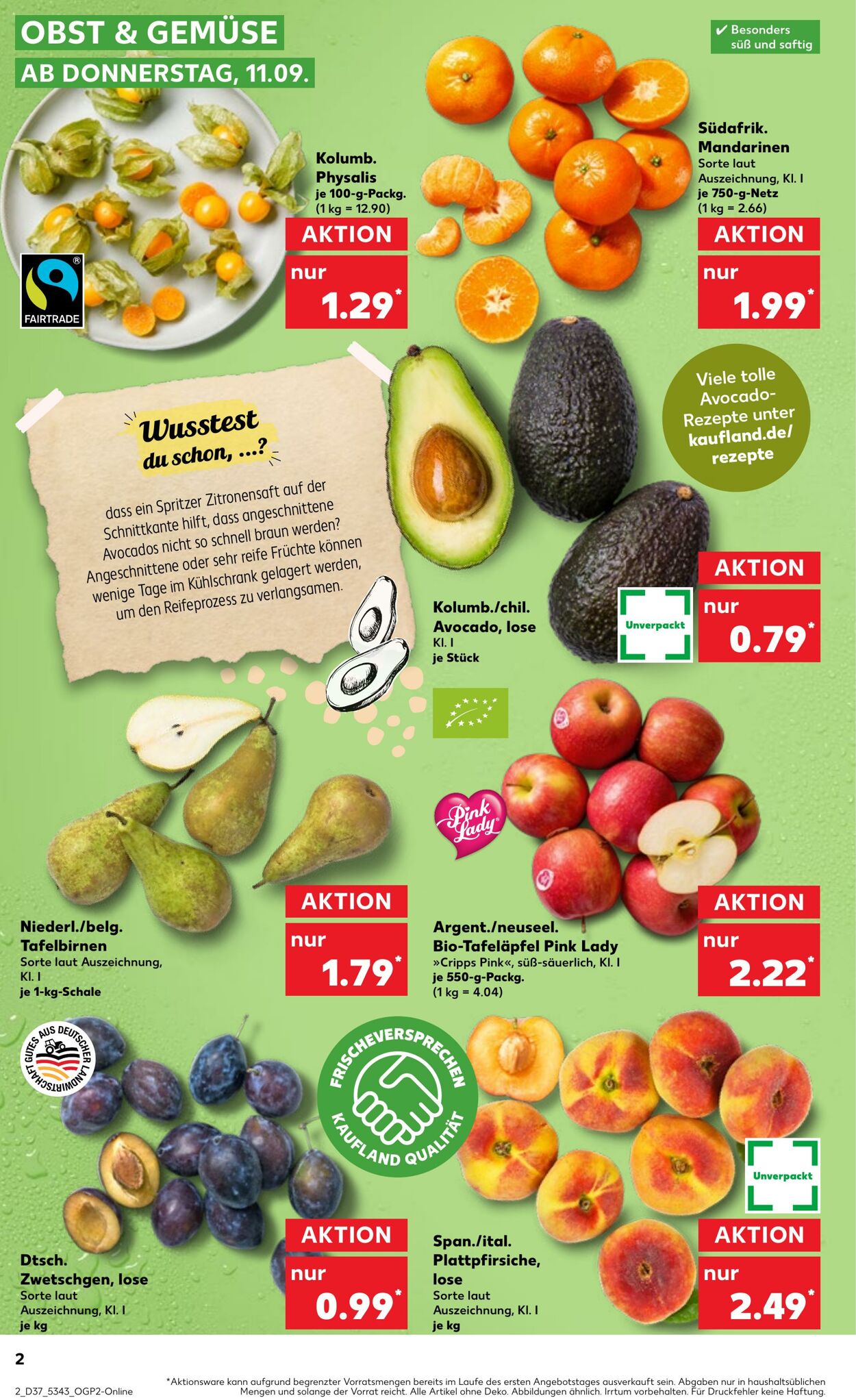 Prospekt Kaufland 11.09.2025 - 17.09.2025