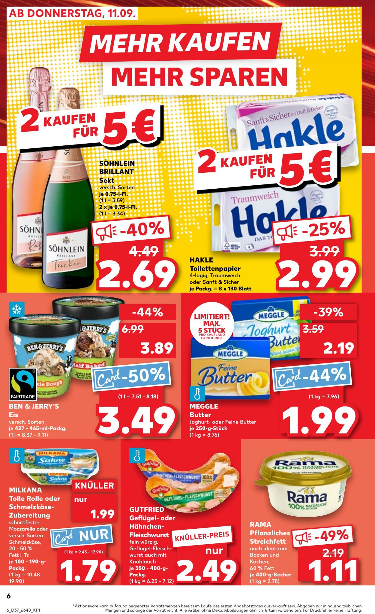 Prospekt Kaufland 11.09.2025 - 17.09.2025