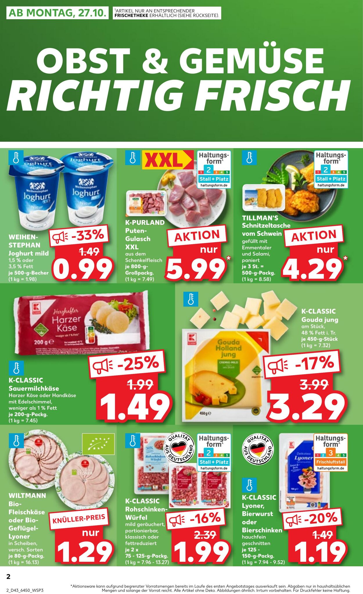 Prospekt Kaufland 26.10.2025 - 29.10.2025