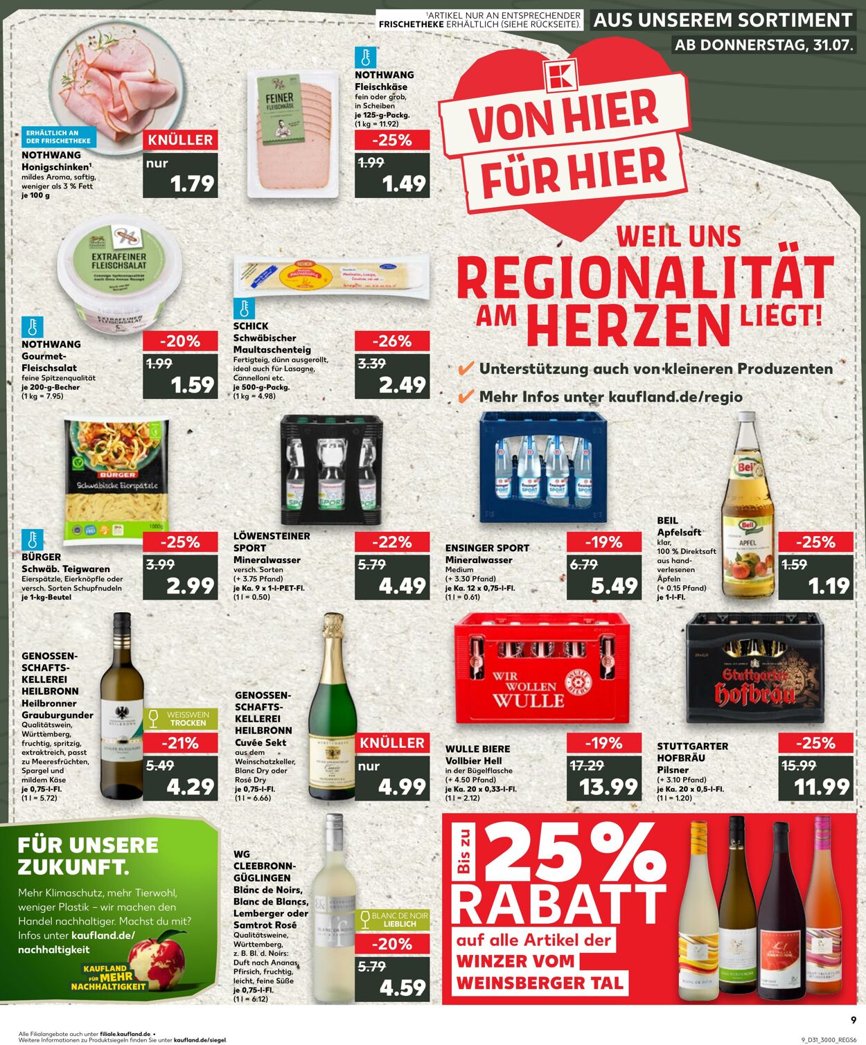 Prospekt Kaufland 31.07.2025 - 06.08.2025