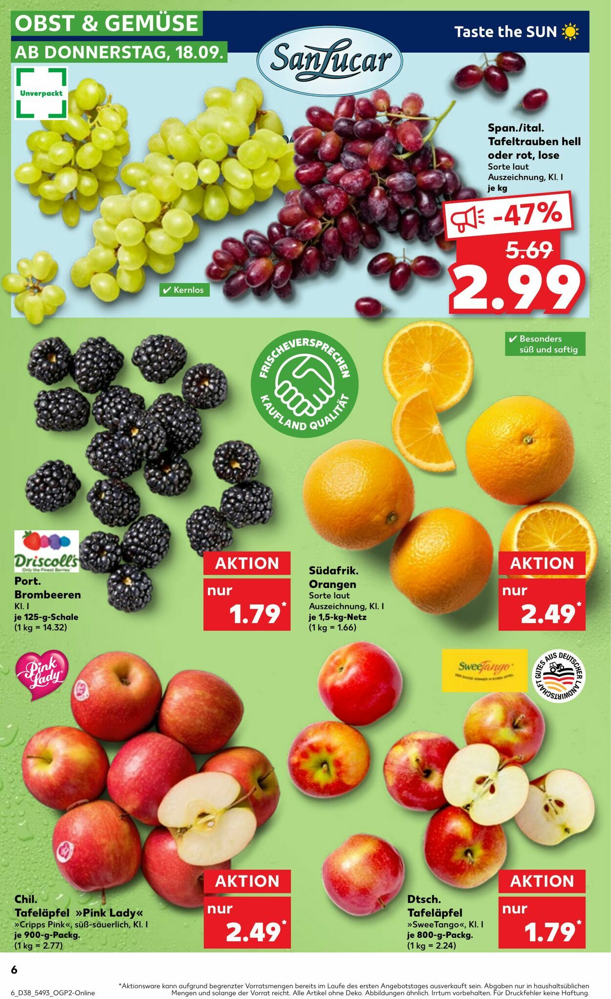 Prospekt Kaufland 21.09.2025 - 24.09.2025