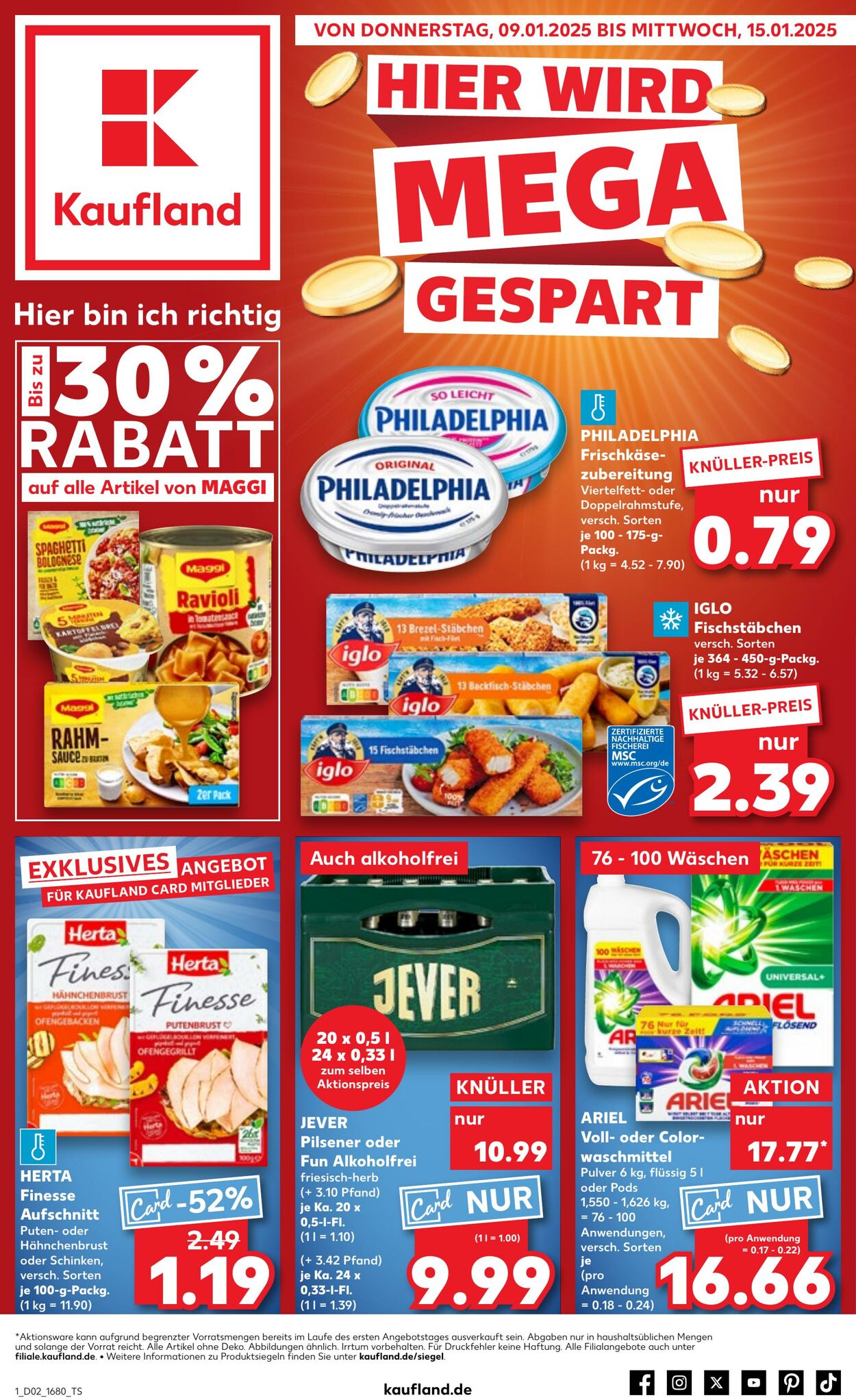 Prospekt Kaufland 09.01.2025 - 15.01.2025