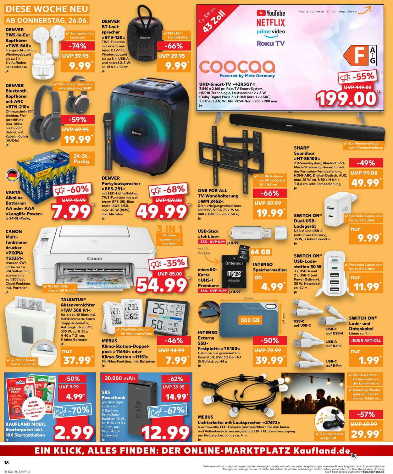 Prospekt Kaufland 26.06.2025 - 02.07.2025