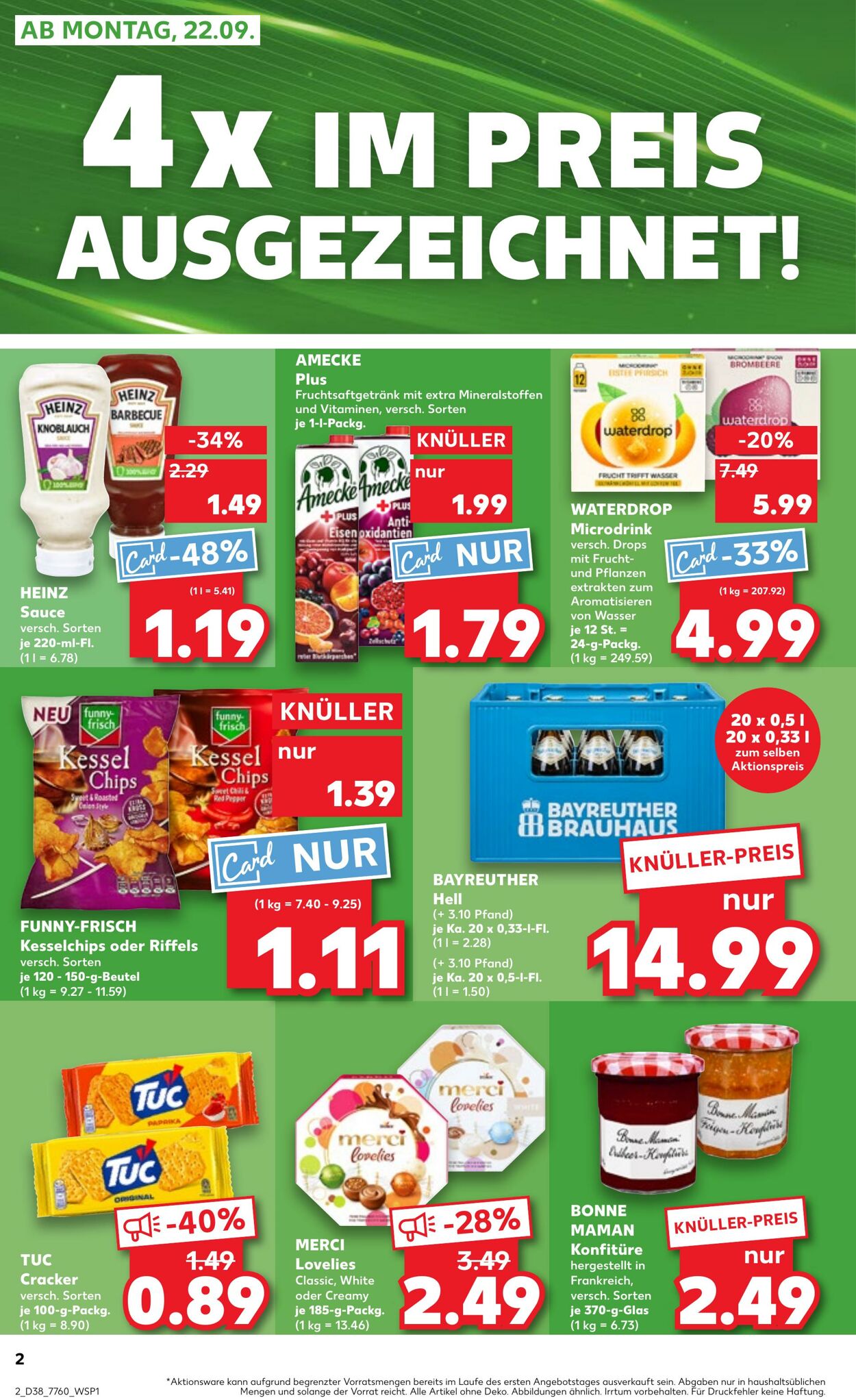 Prospekt Kaufland 21.09.2025 - 24.09.2025
