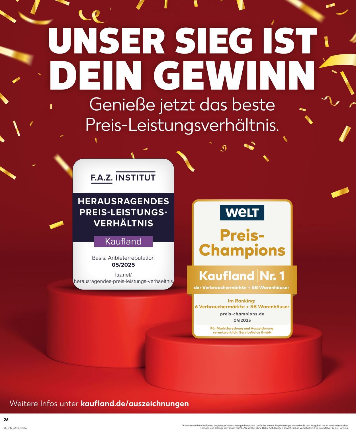 Prospekt Kaufland 20.11.2025 - 26.11.2025