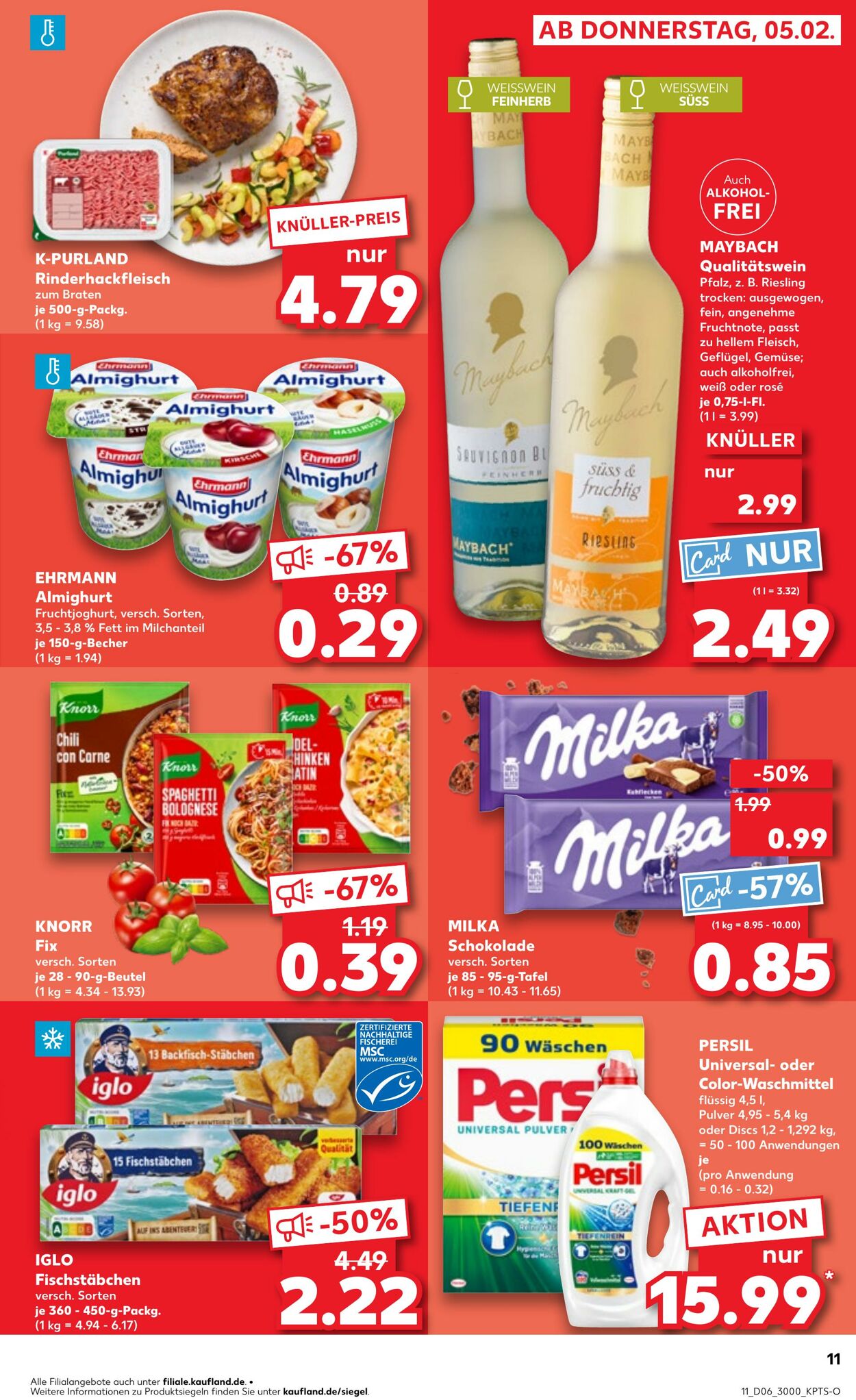 Prospekt Kaufland 08.02.2026 - 11.02.2026