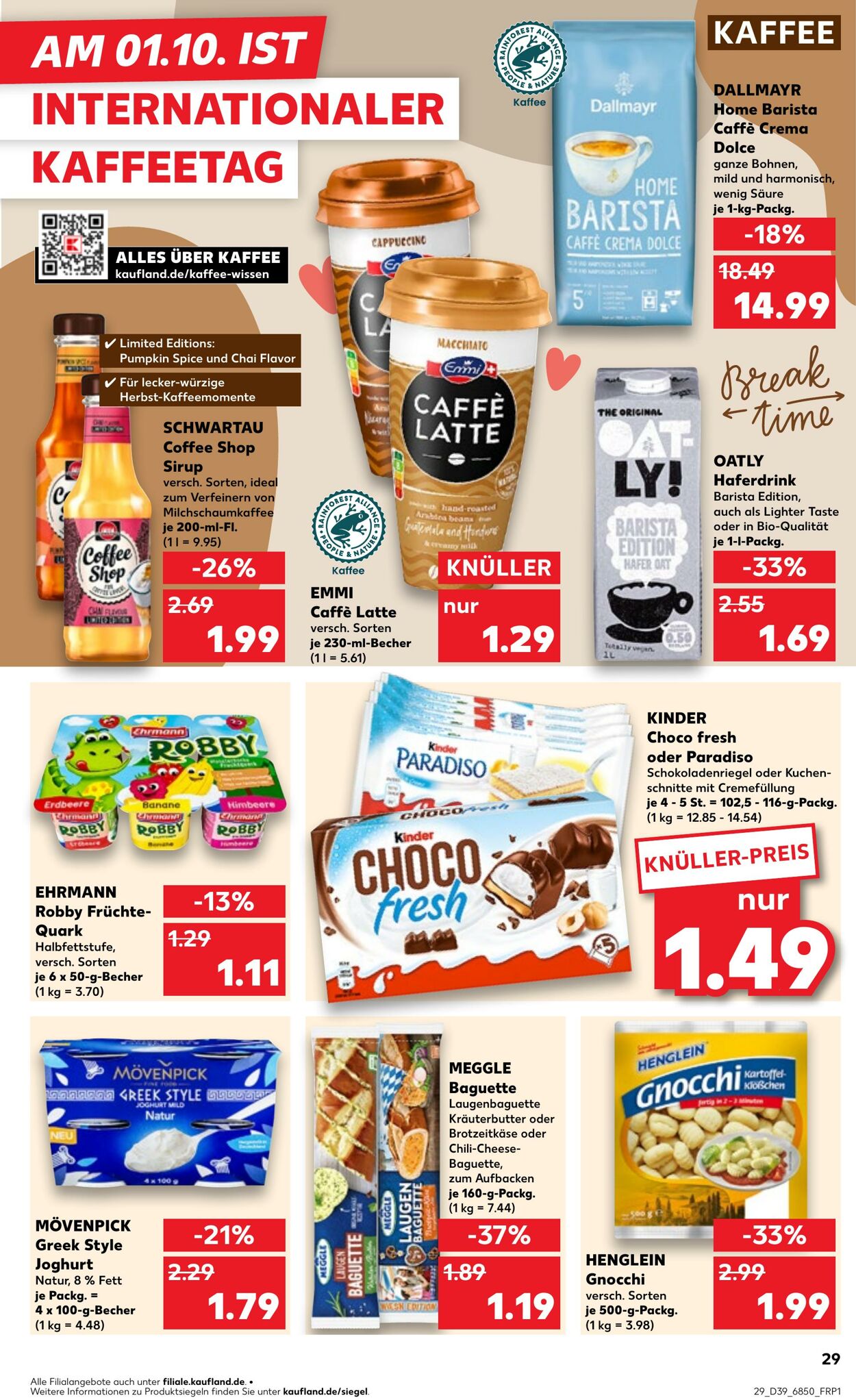 Prospekt Kaufland 28.09.2025 - 01.10.2025