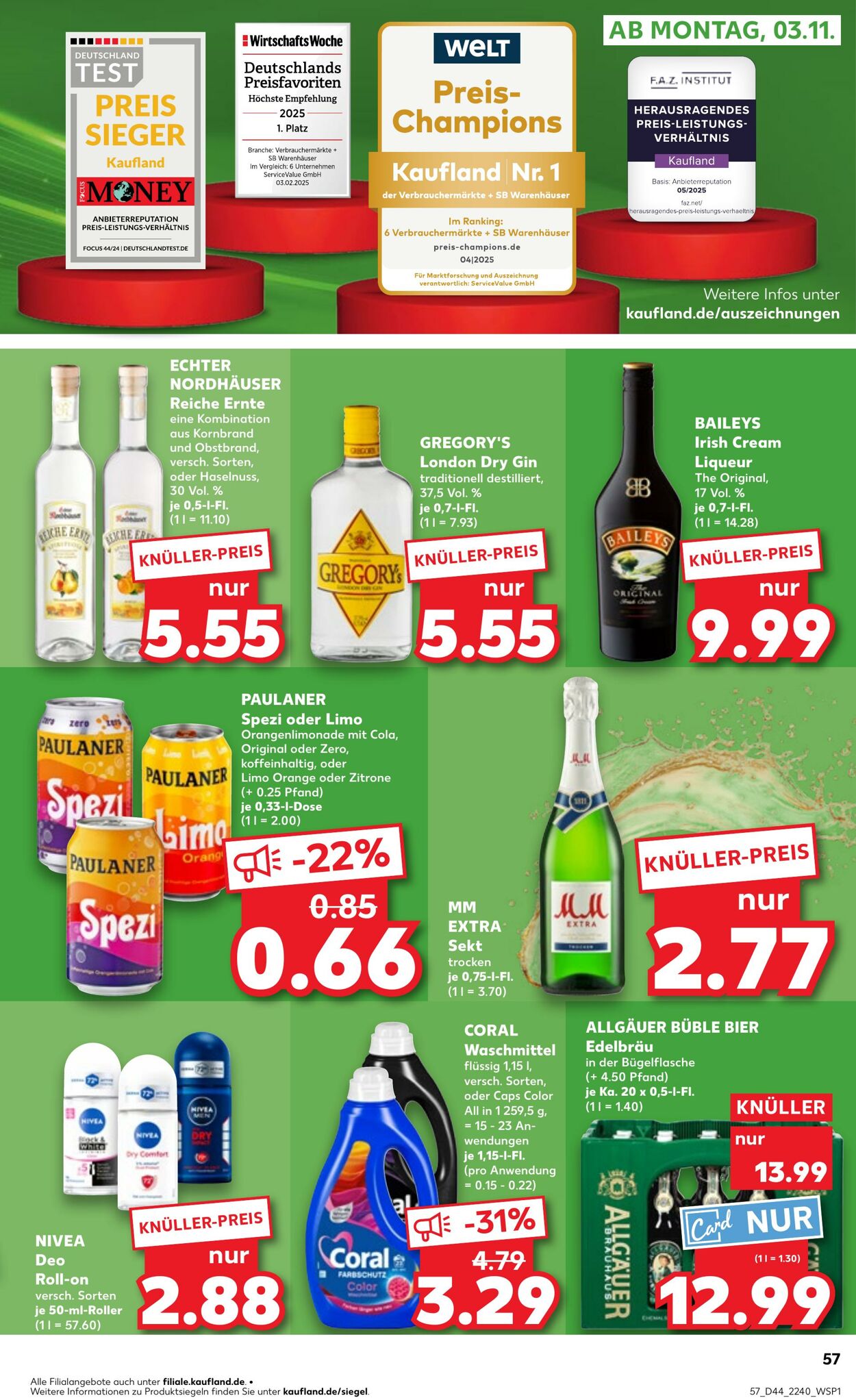Prospekt Kaufland 30.10.2025 - 05.11.2025