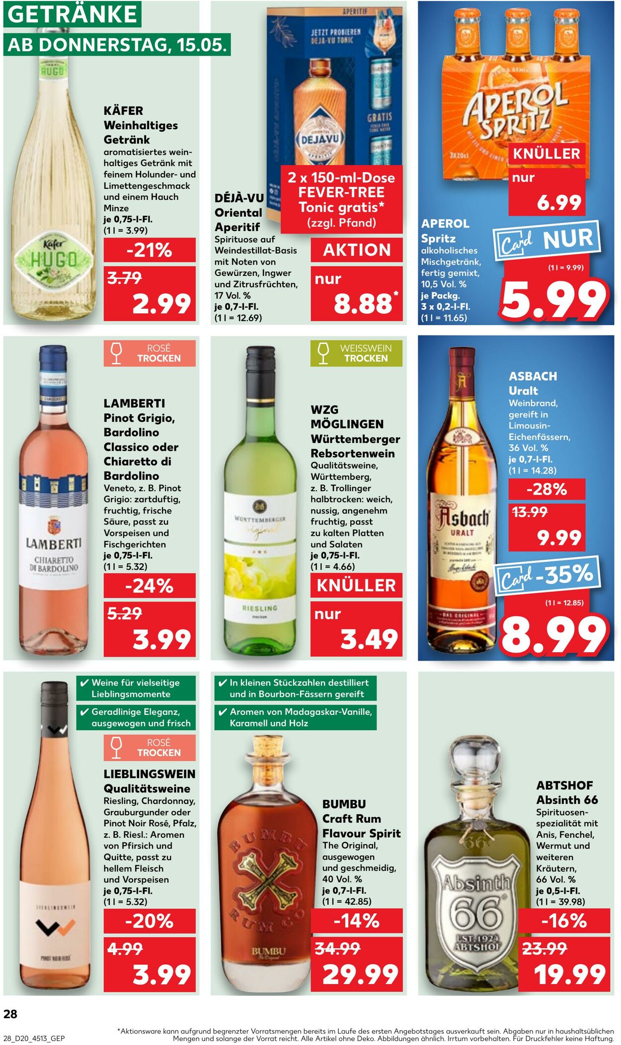 Prospekt Kaufland 15.05.2025 - 21.05.2025