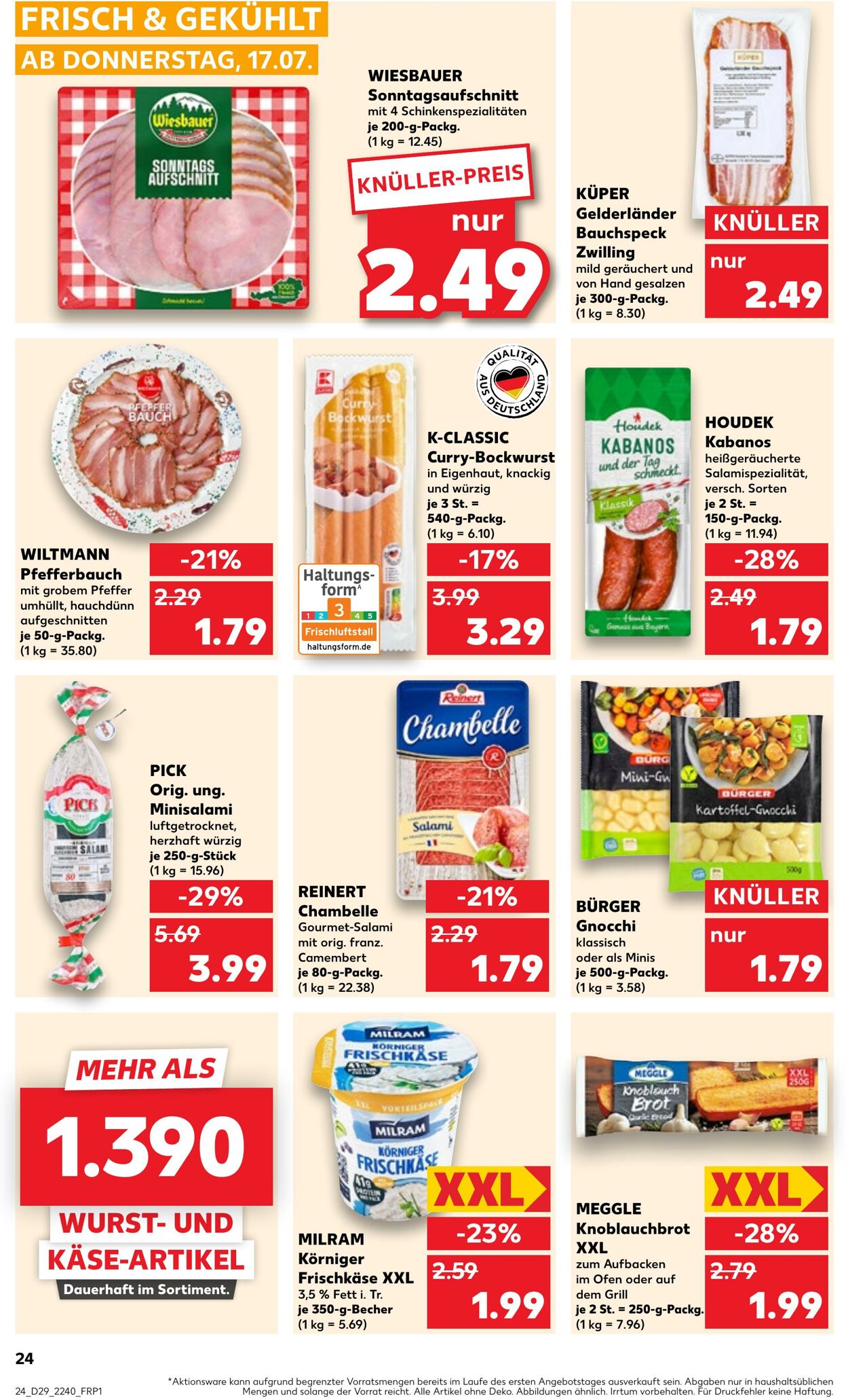 Prospekt Kaufland 17.07.2025 - 23.07.2025