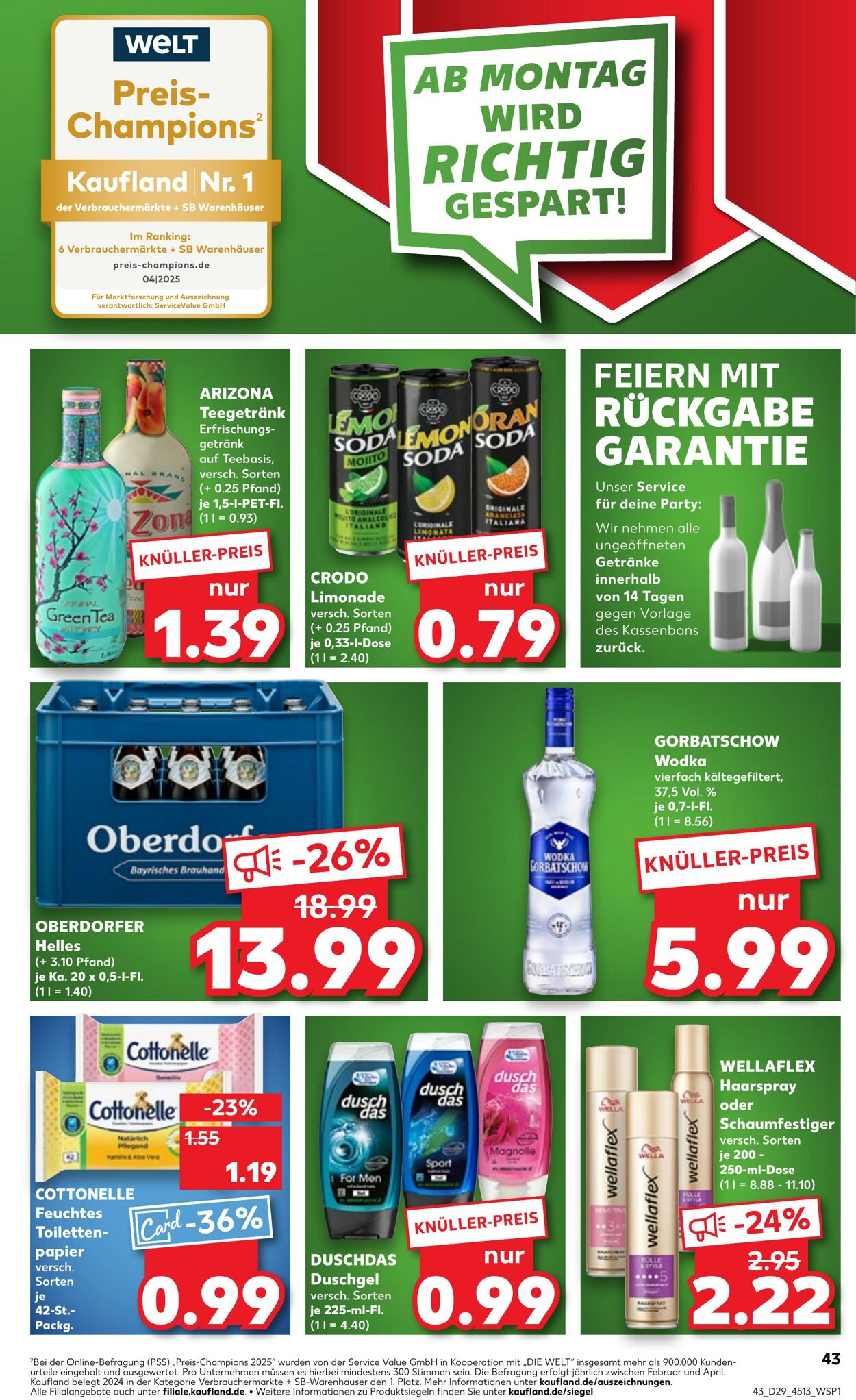 Prospekt Kaufland 17.07.2025 - 23.07.2025