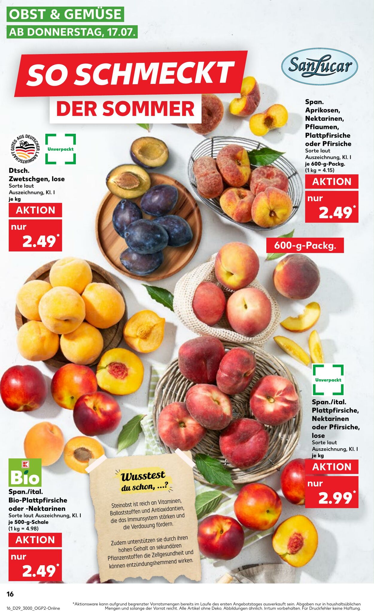 Prospekt Kaufland 17.07.2025 - 23.07.2025
