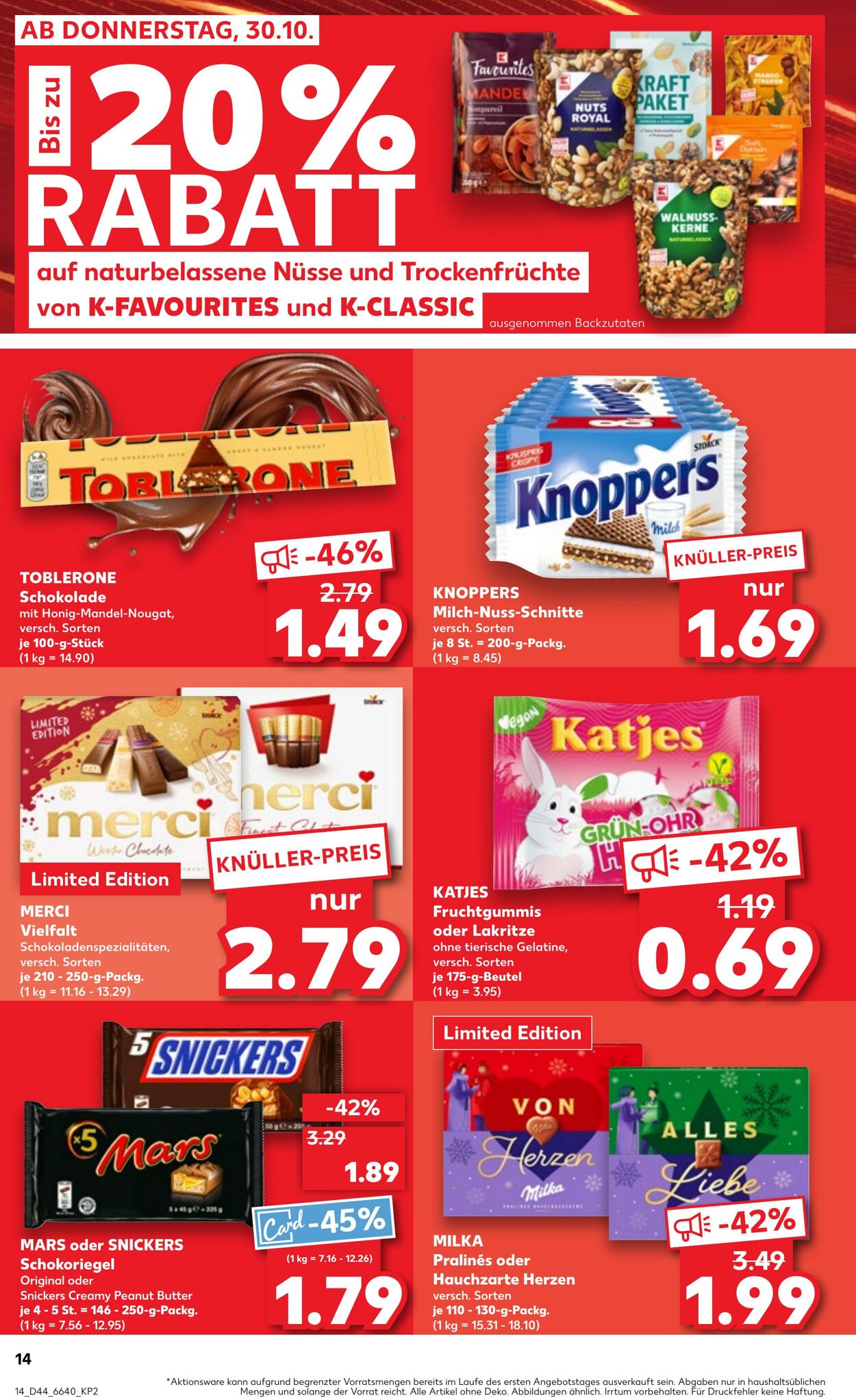 Prospekt Kaufland 02.11.2025 - 05.11.2025