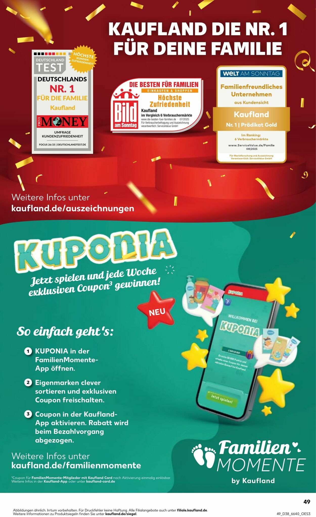 Prospekt Kaufland 21.09.2025 - 24.09.2025